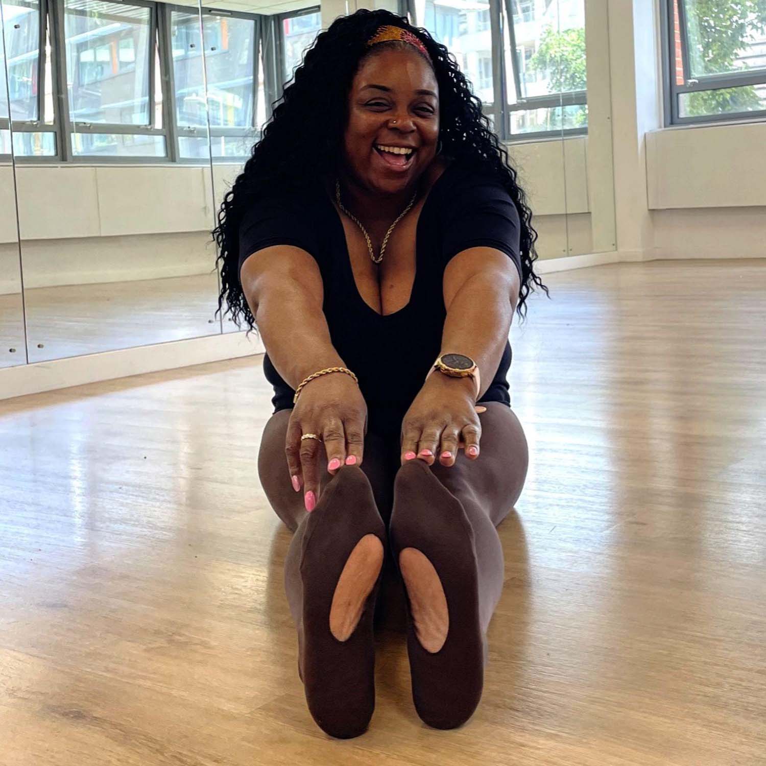 Convertible Dance Tights - Hot Chocolate - Image 8