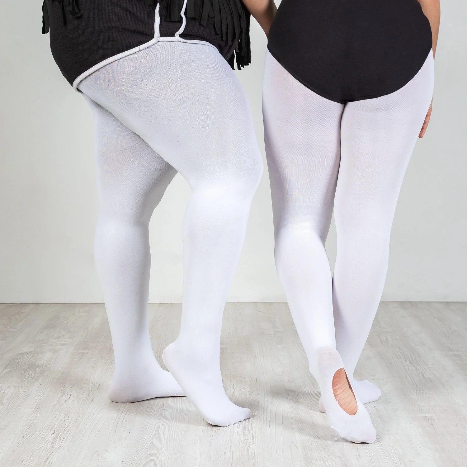 Convertible Dance Tights - White - Image 10