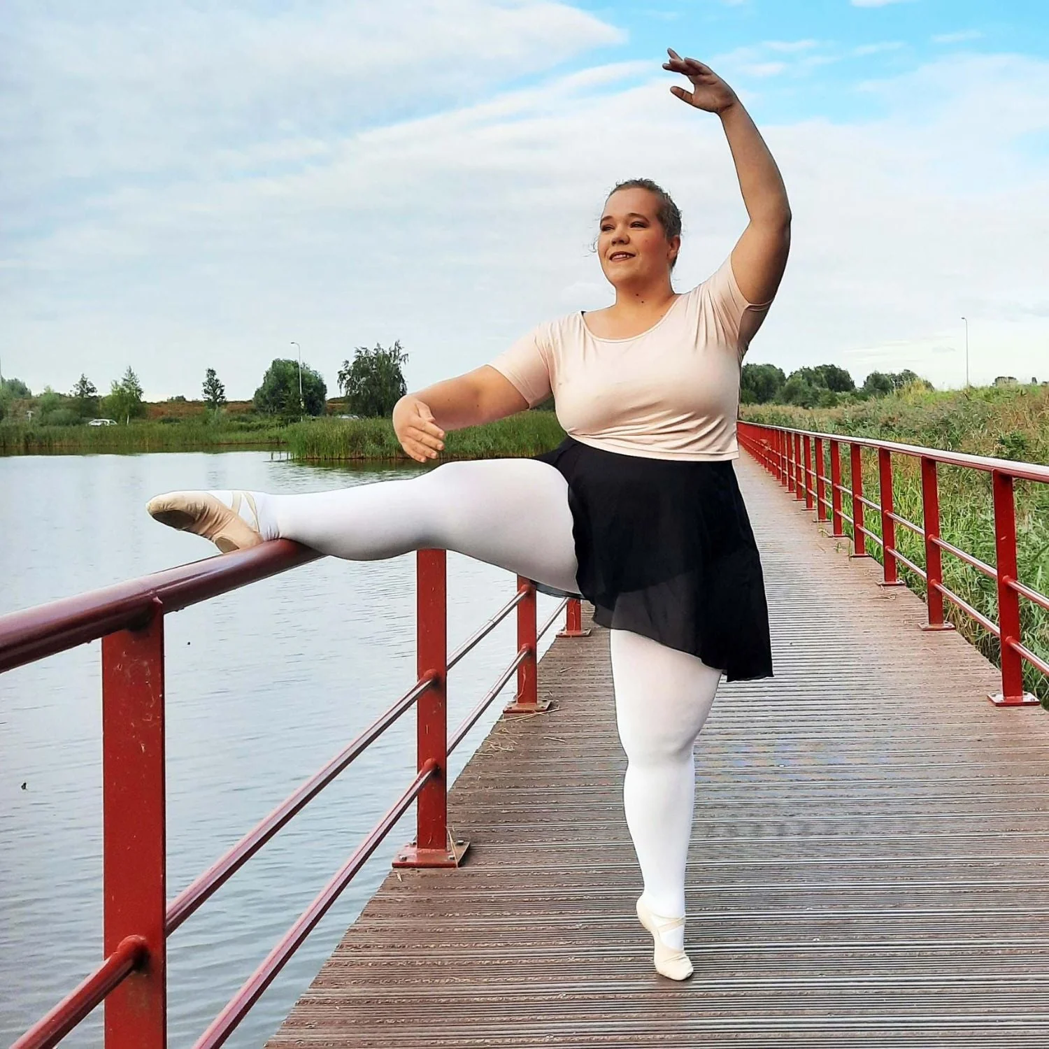Convertible Dance Tights - White - Image 11