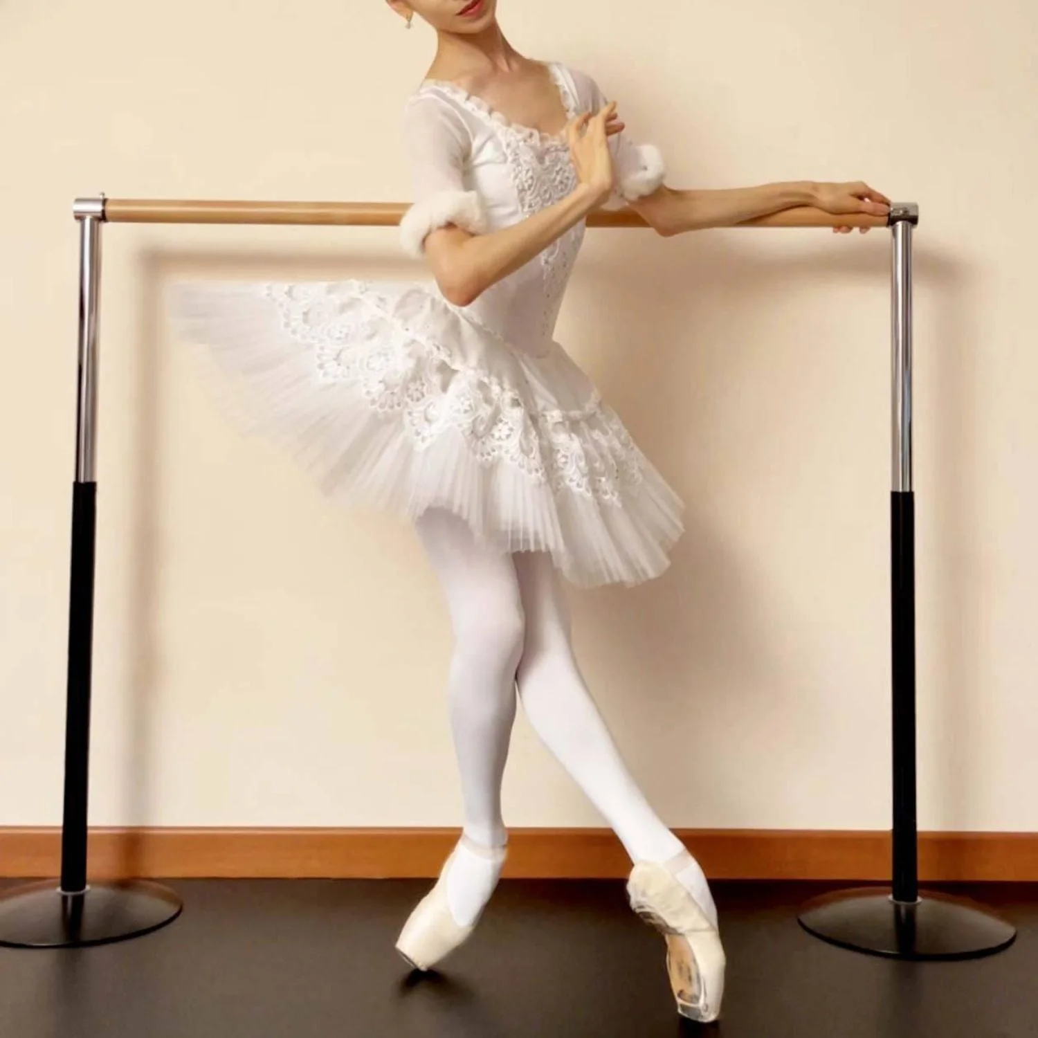Convertible Dance Tights - White - Image 13