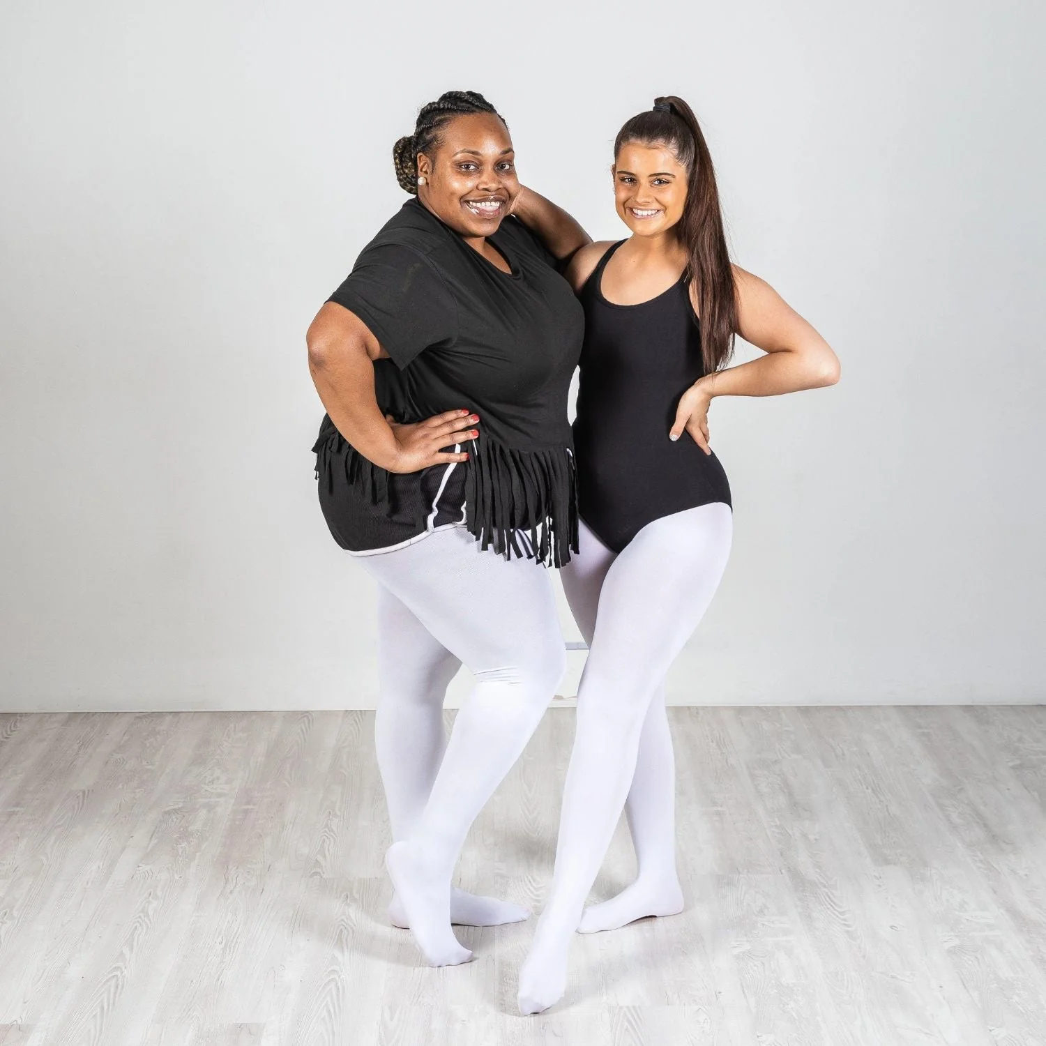 Convertible Dance Tights - White - Image 15