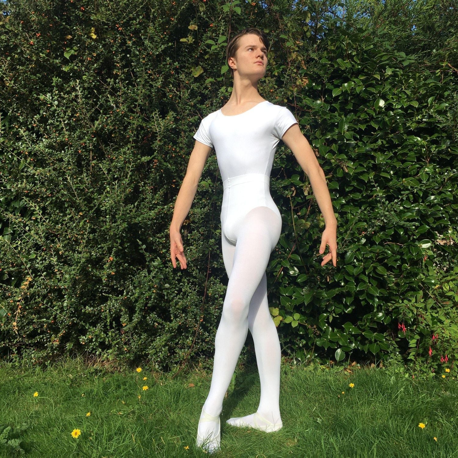 Convertible Dance Tights - White - Image 7