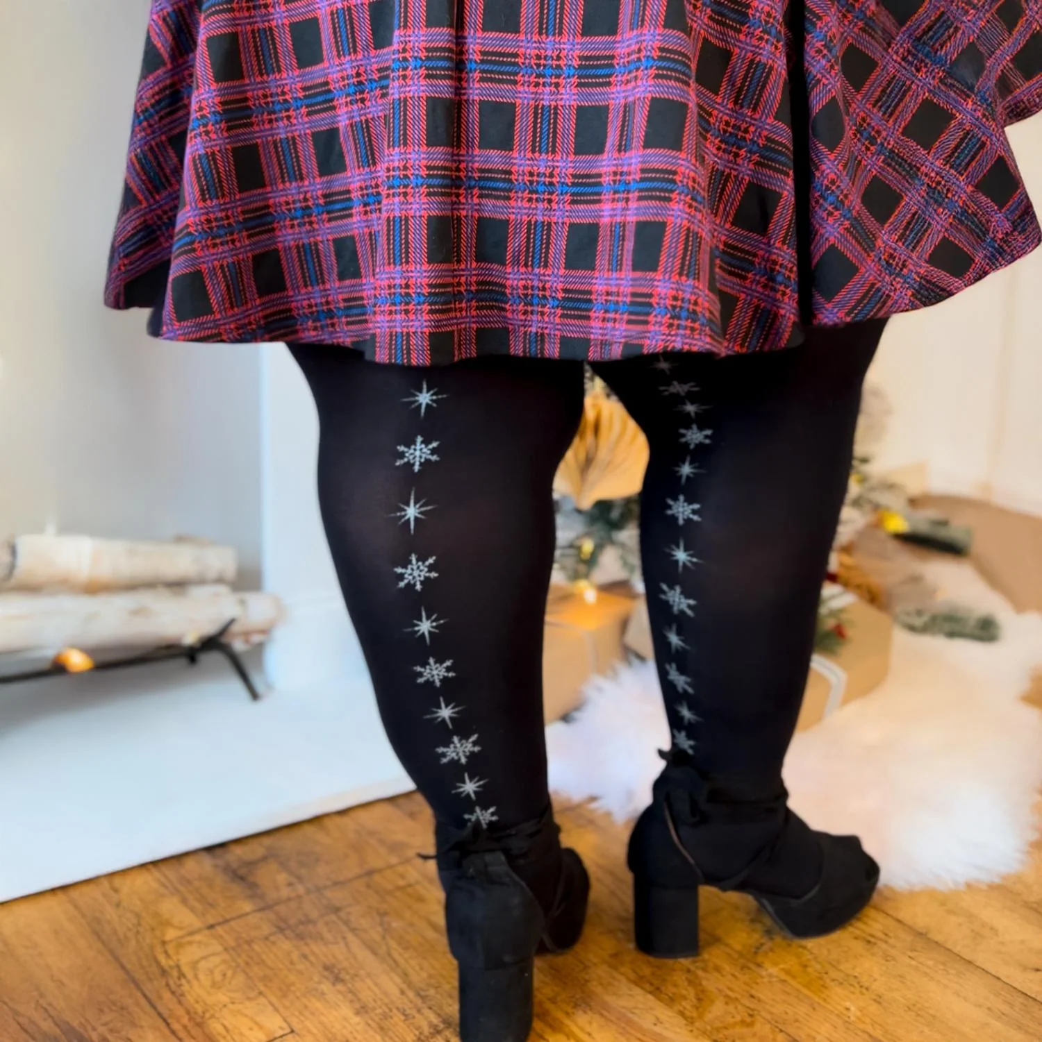 80 Denier Opaque Tights - Starlight Seam - Image 17