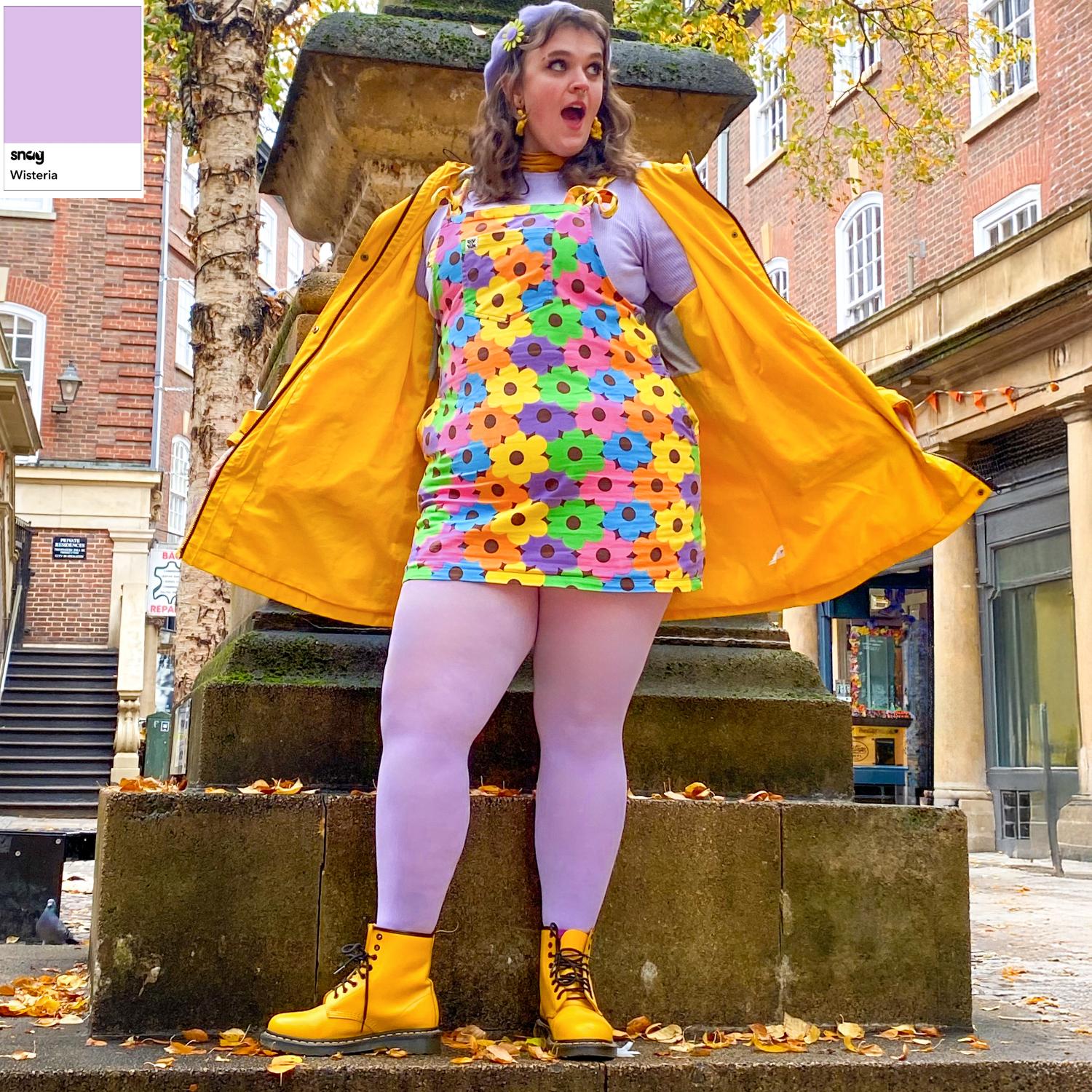 Super Opaque 120 Den Tights - Wisteria - Image 11