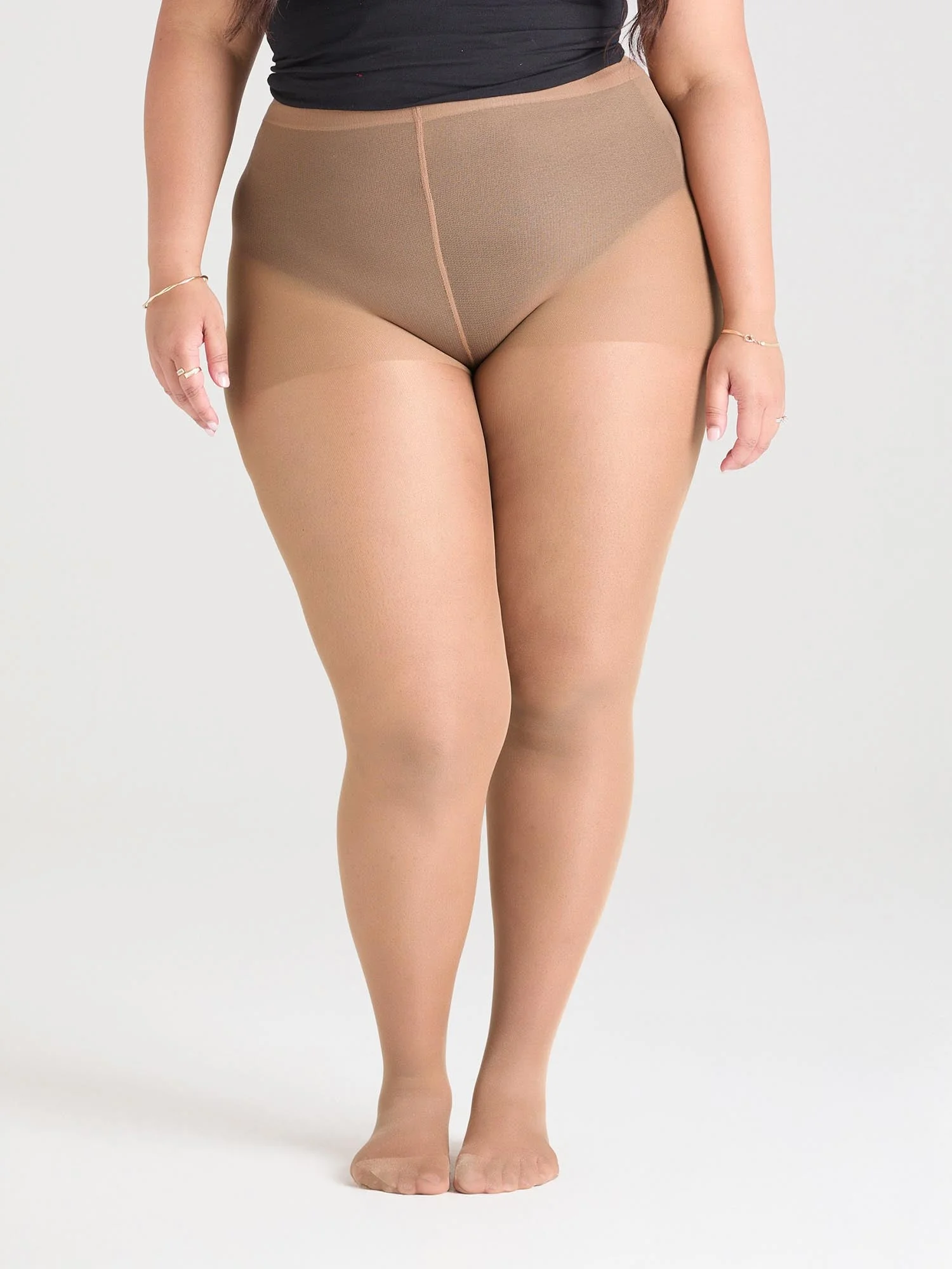 Sheer 30 Denier Halo Pantyhose - Glow - Image 5