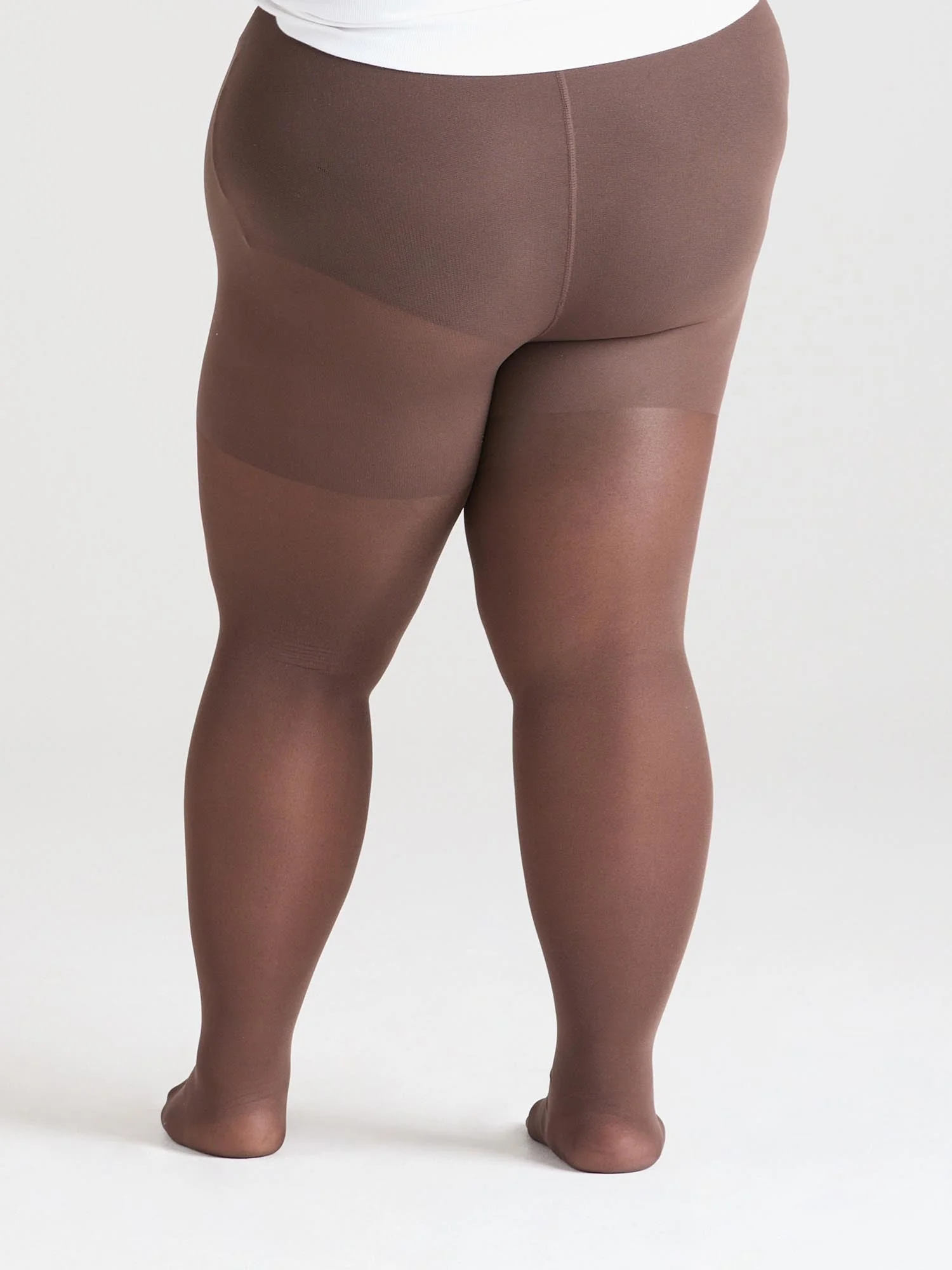 Sheer 30 Denier Halo Pantyhose - Praline - Image 10