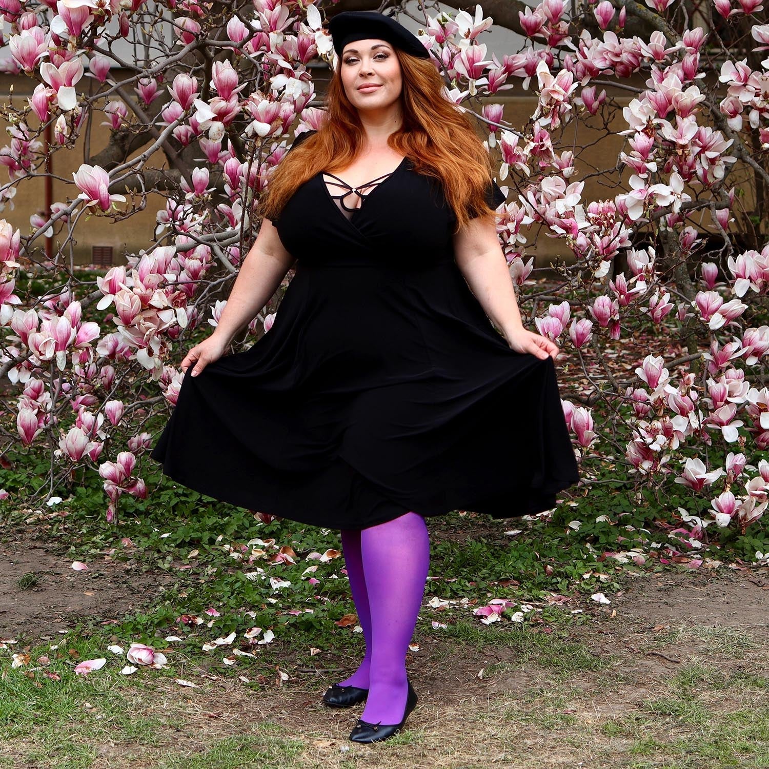 Sheer 30 Den Pantyhose - Purple Haze - Image 6