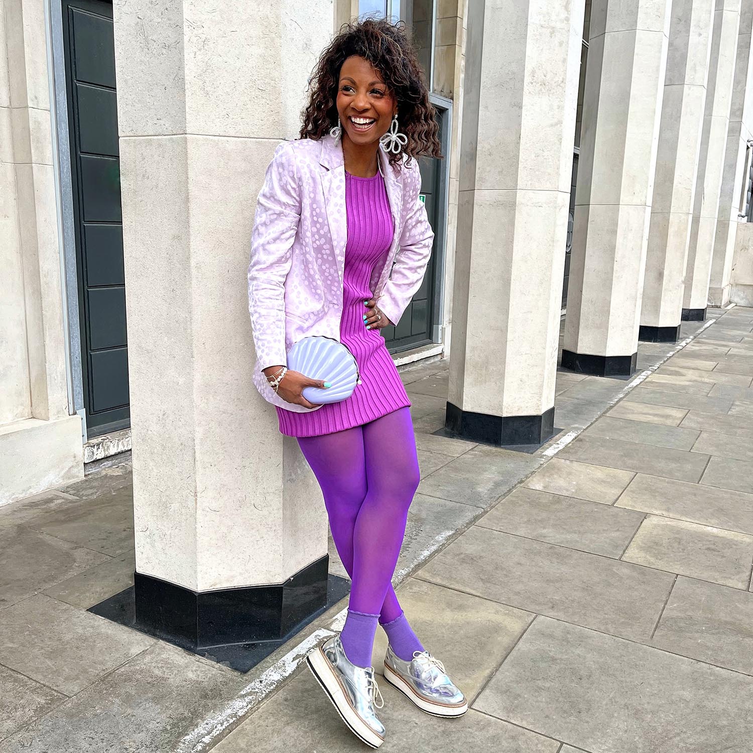 Sheer 30 Den Pantyhose - Purple Haze - Image 7