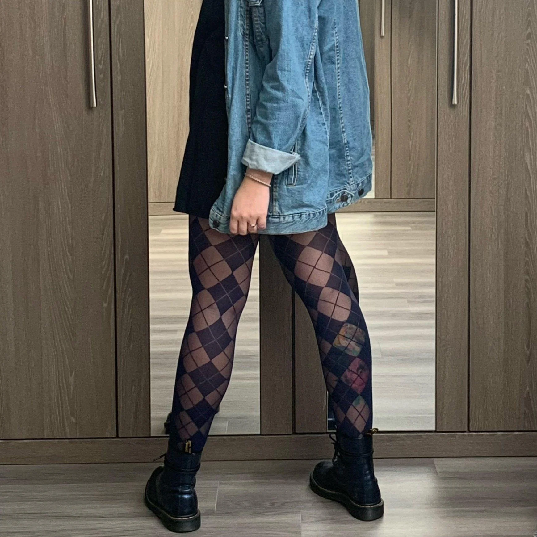 Diamond Tights - Navy - Image 11