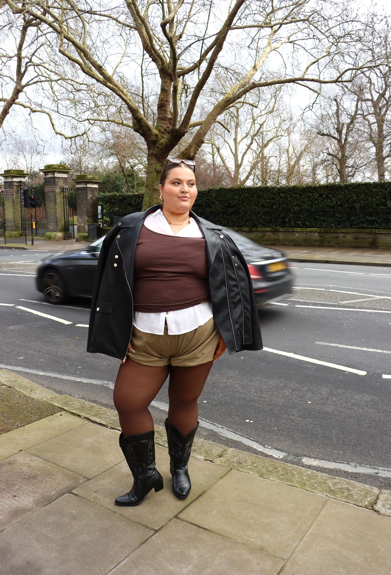 Semi-Opaque 50 Den Tights - Hot Chocolate - Image 15