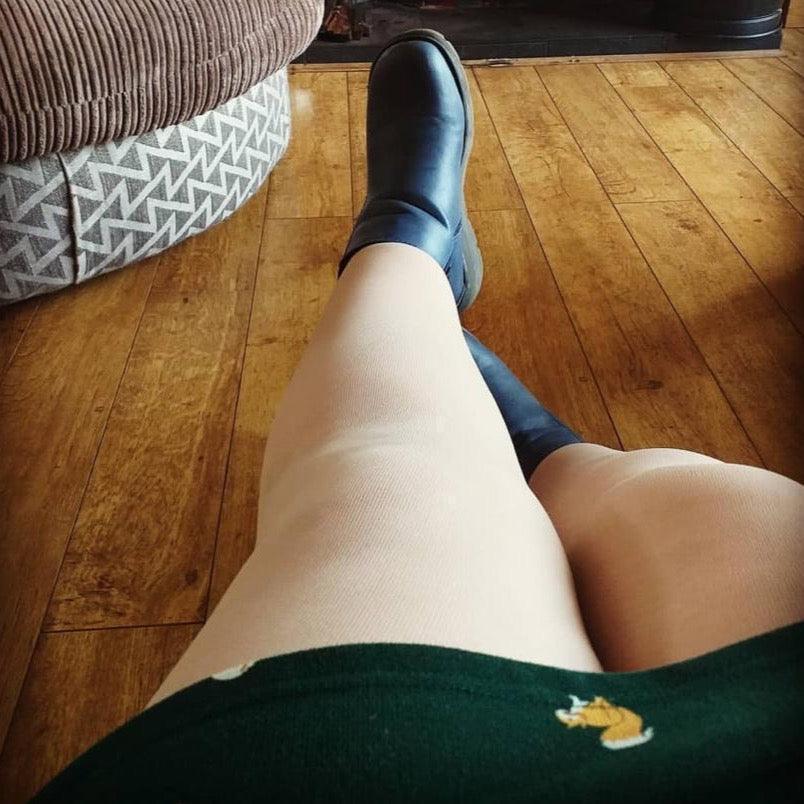 Semi-Opaque 50 Den Tights - Builder’s Tea - Image 11