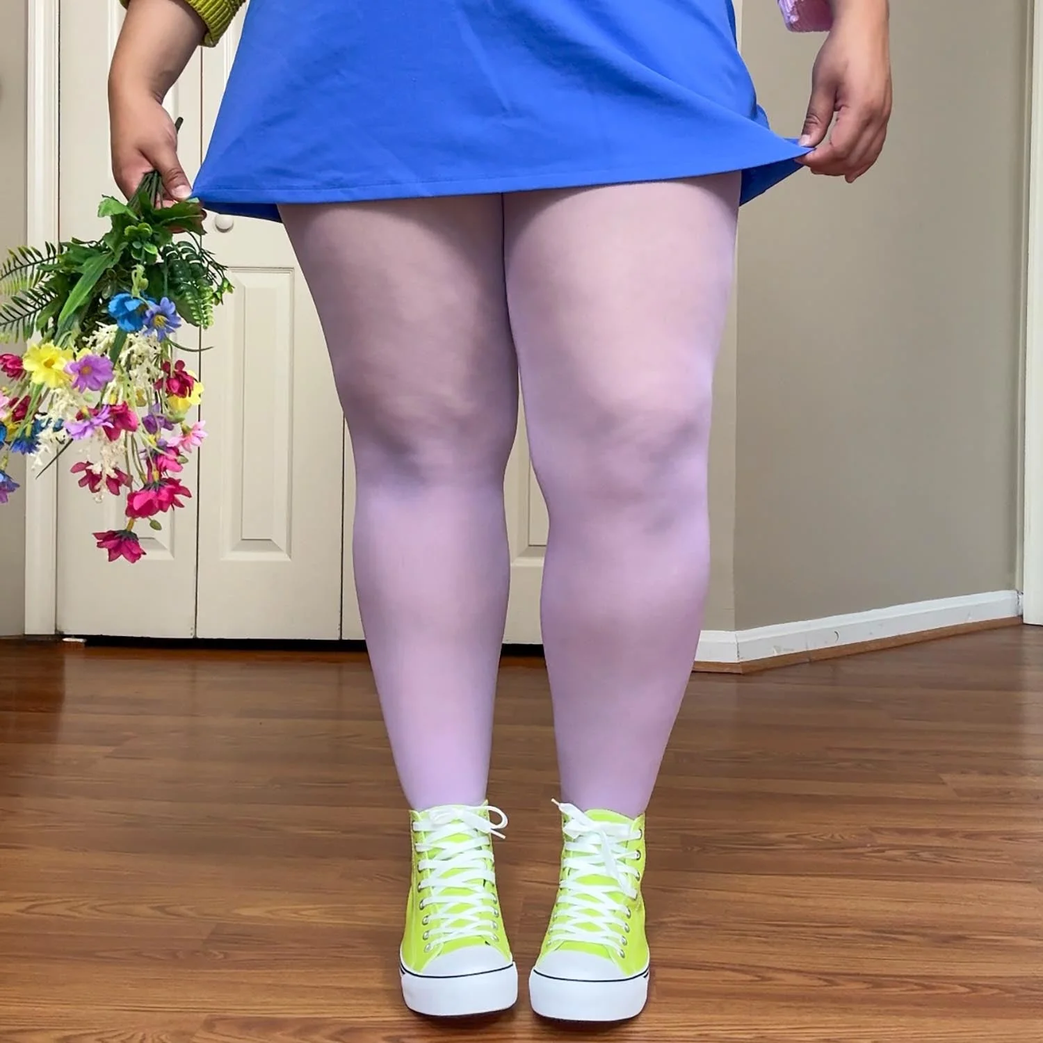 Semi-Opaque 50 Den Tights - Wisteria - Image 7