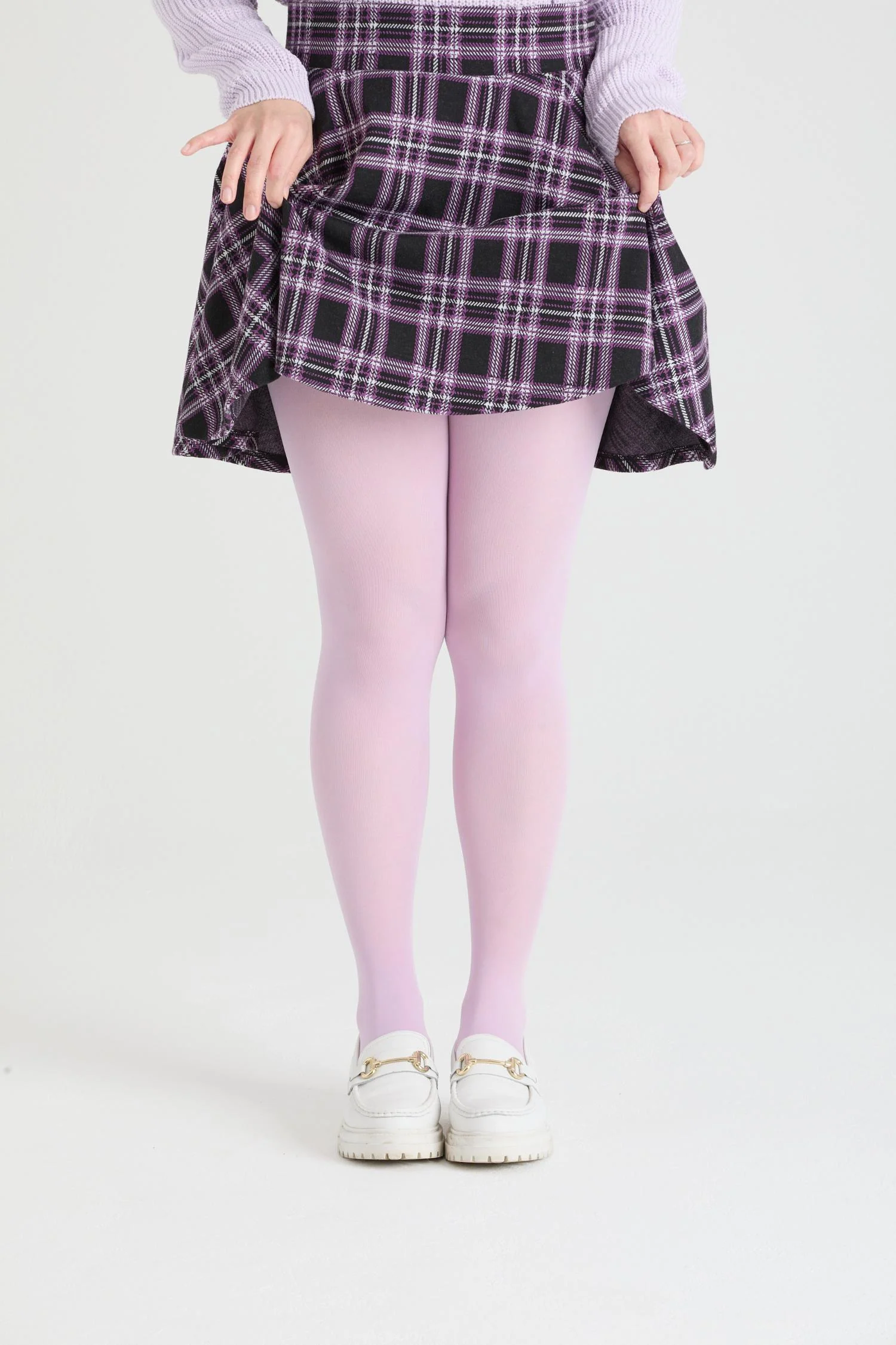 Semi-Opaque 50 Den Tights - Wisteria - Image 9