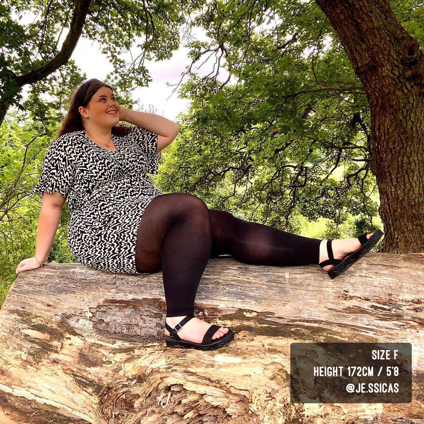 Footless Tights - Black - Image 5