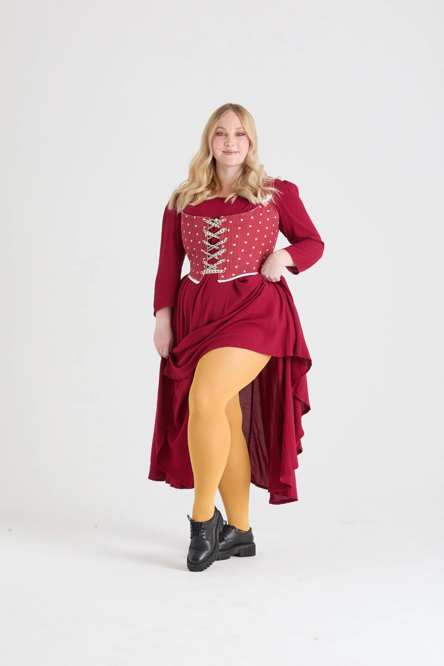Opaque 80 Den Tights - Colonel Mustard - Image 7