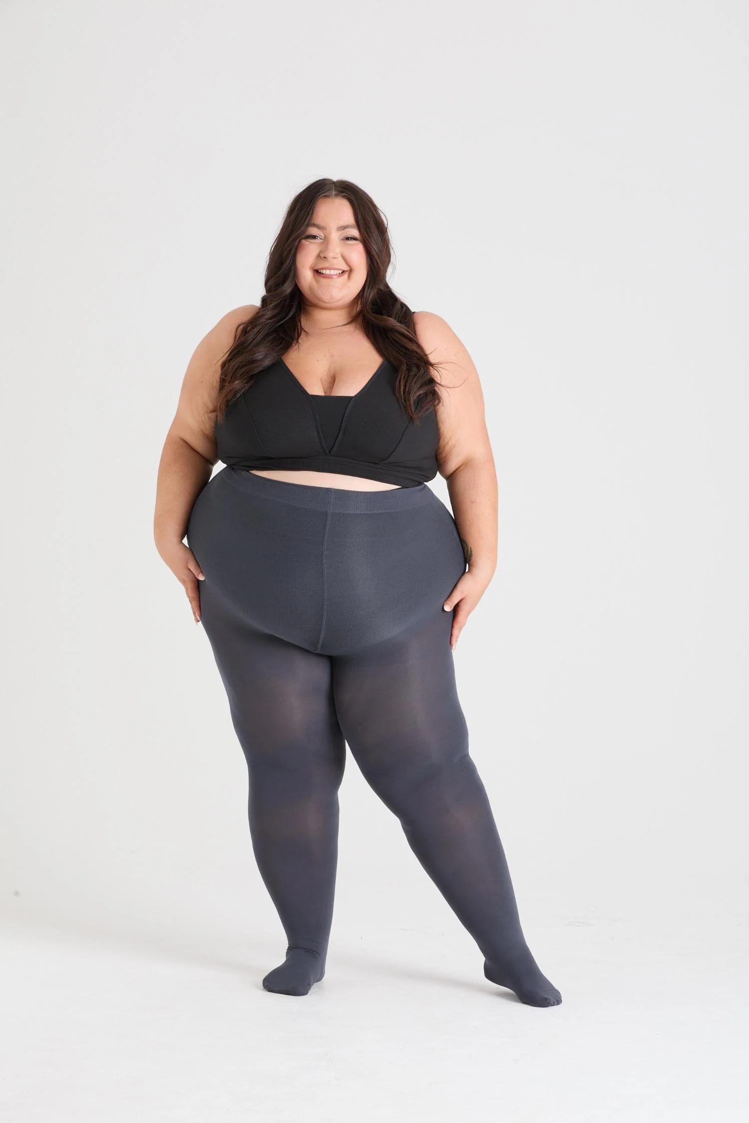 Opaque 80 Den Tights - Slate - Image 14