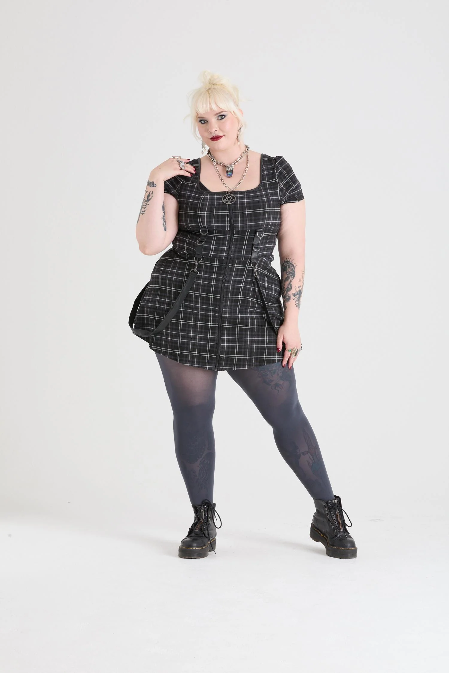 Opaque 80 Den Tights - Slate - Image 15