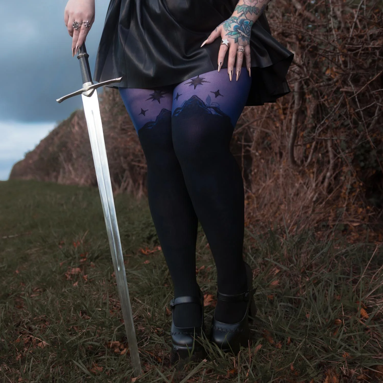 ACOTAR Tights - Bow Before No One - Image 7