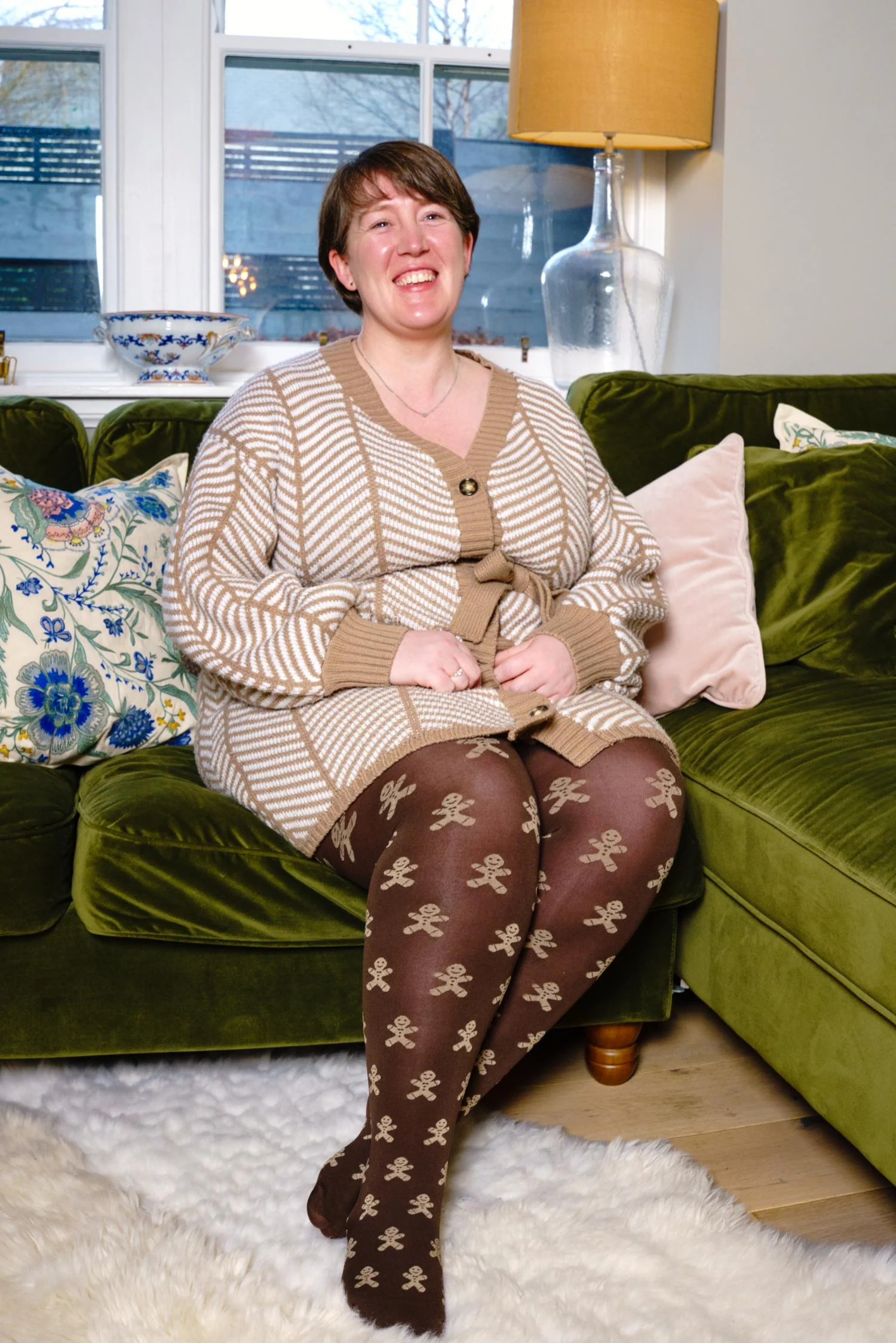 120 Denier Tights - Can't Catch Me - Hot Chocolate - Image 2
