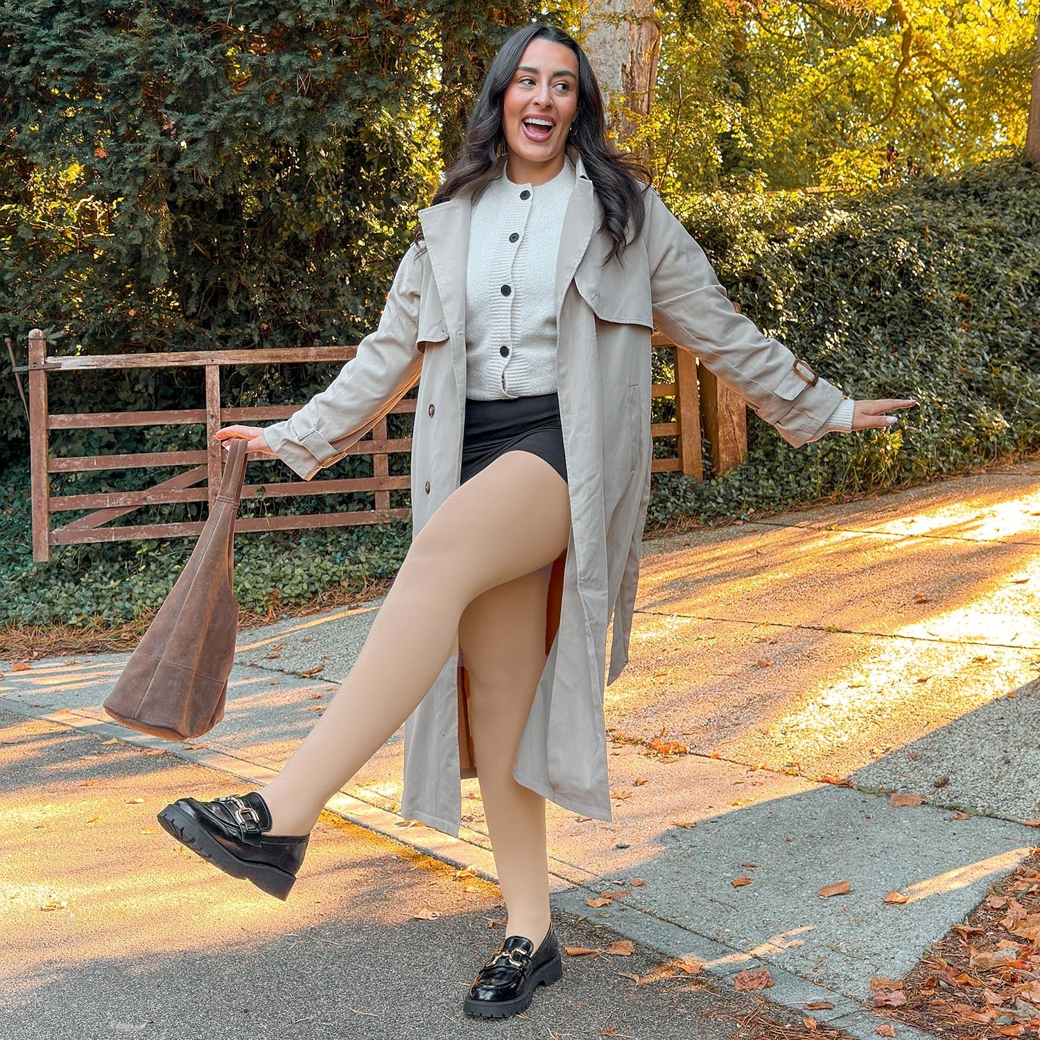 Opaque 80 Den Tights - Creamsicle - Image 22