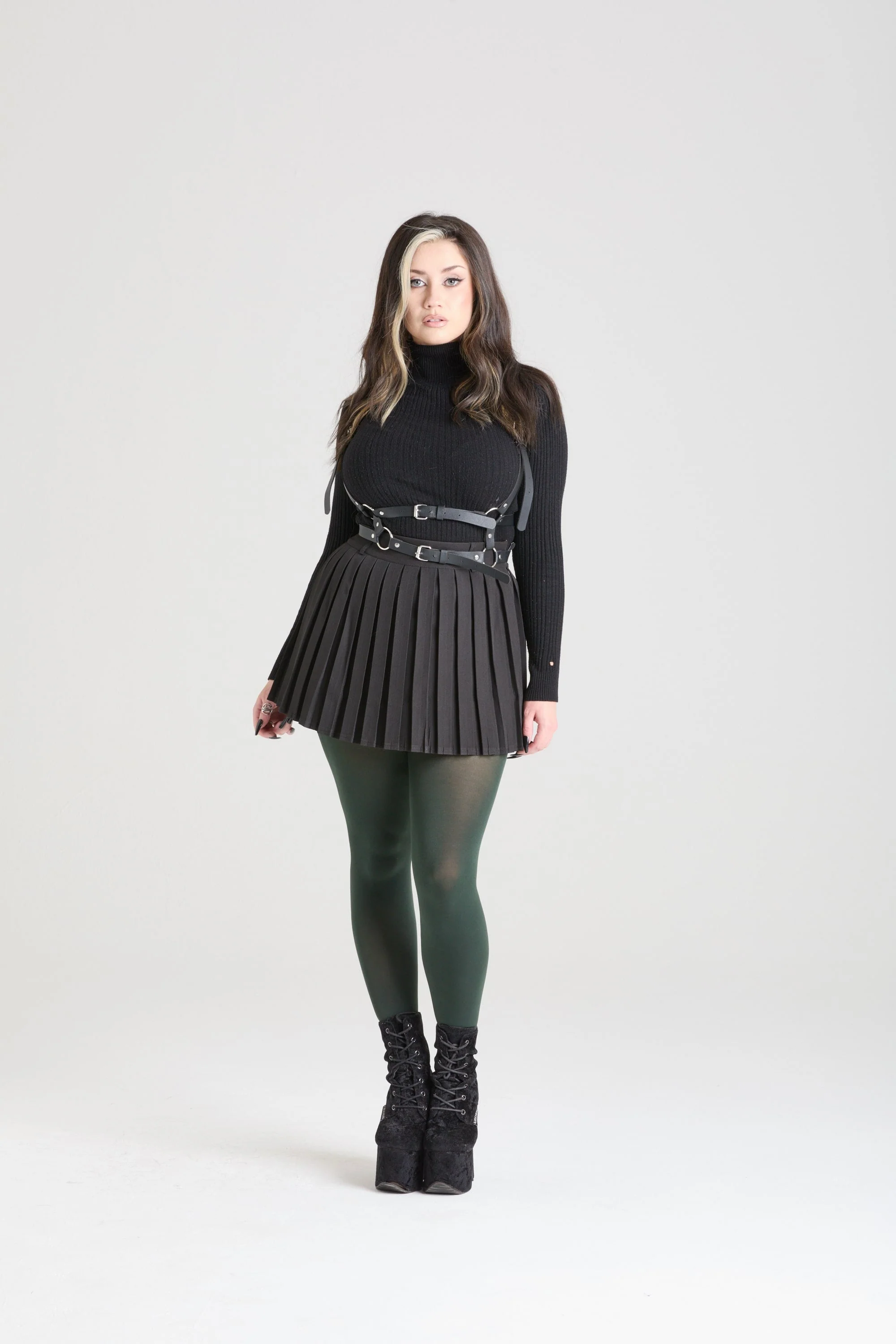Opaque 80 Den Tights - Crocodile - Image 4