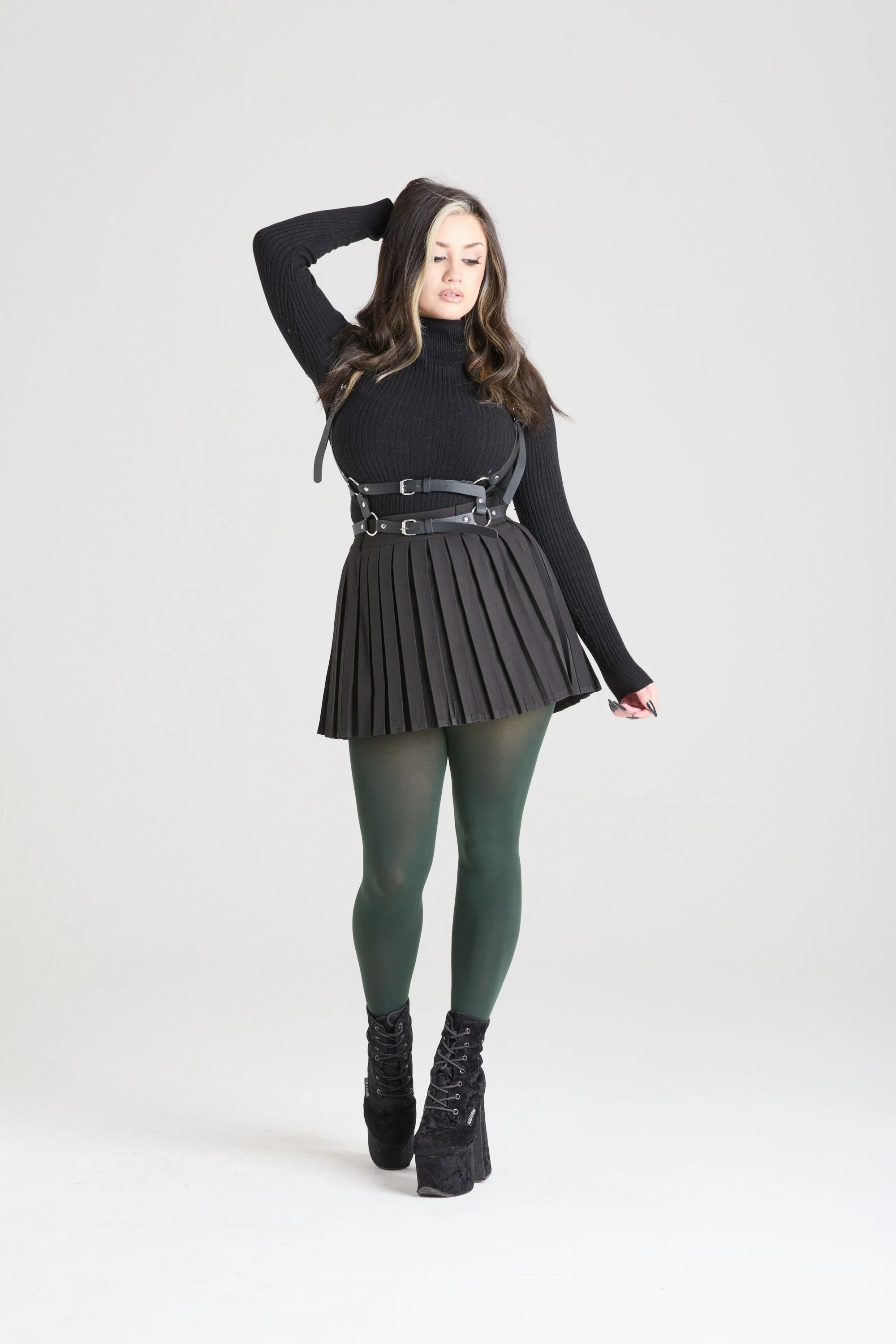 Opaque 80 Den Tights - Crocodile - Image 8