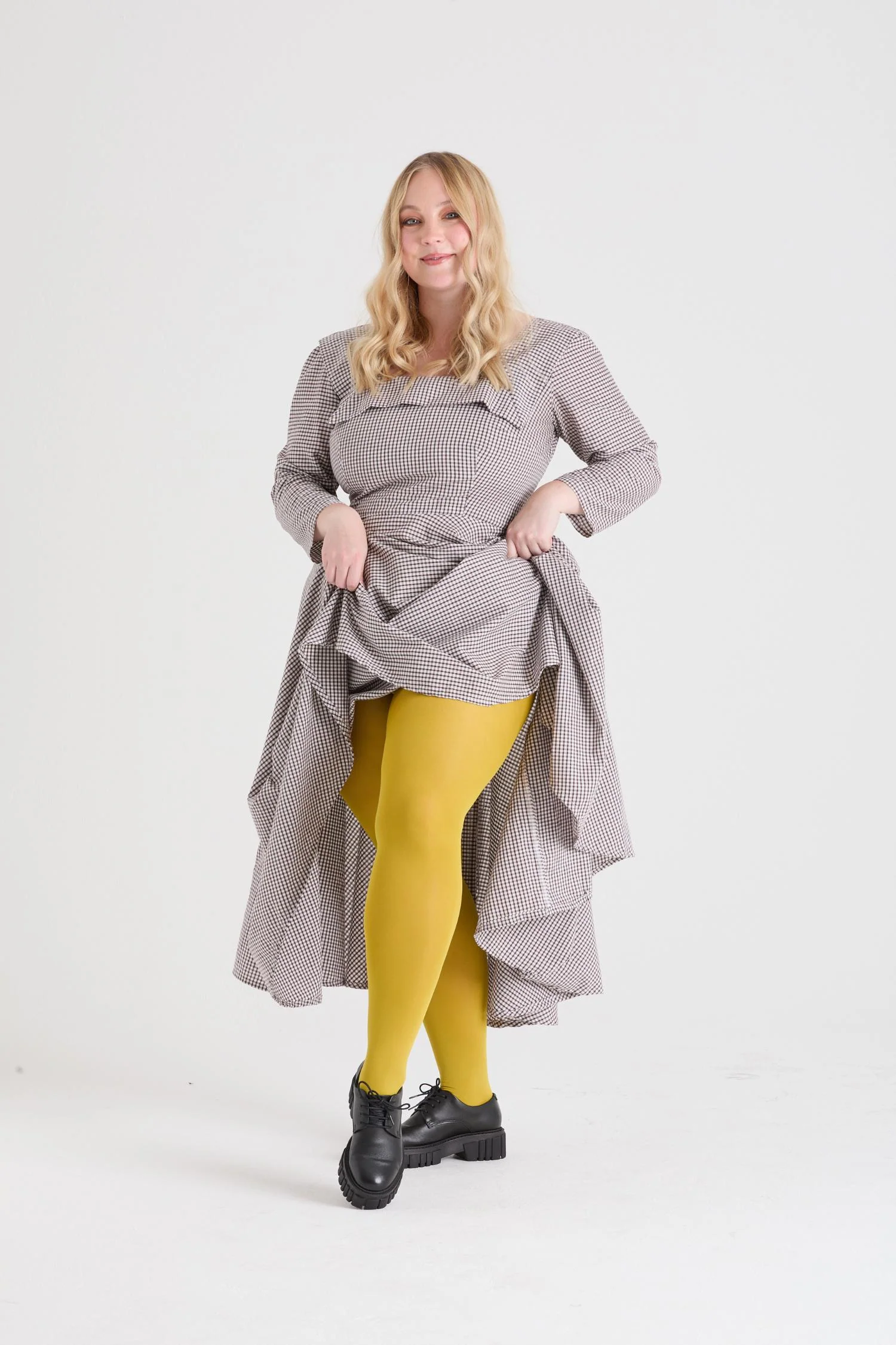 Opaque 80 Den Tights - Dijon - Image 2
