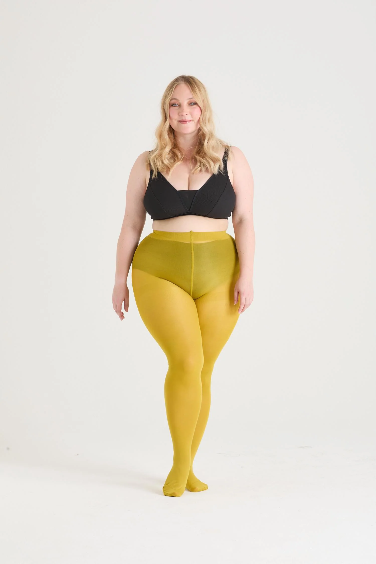 Opaque 80 Den Tights - Dijon - Image 6