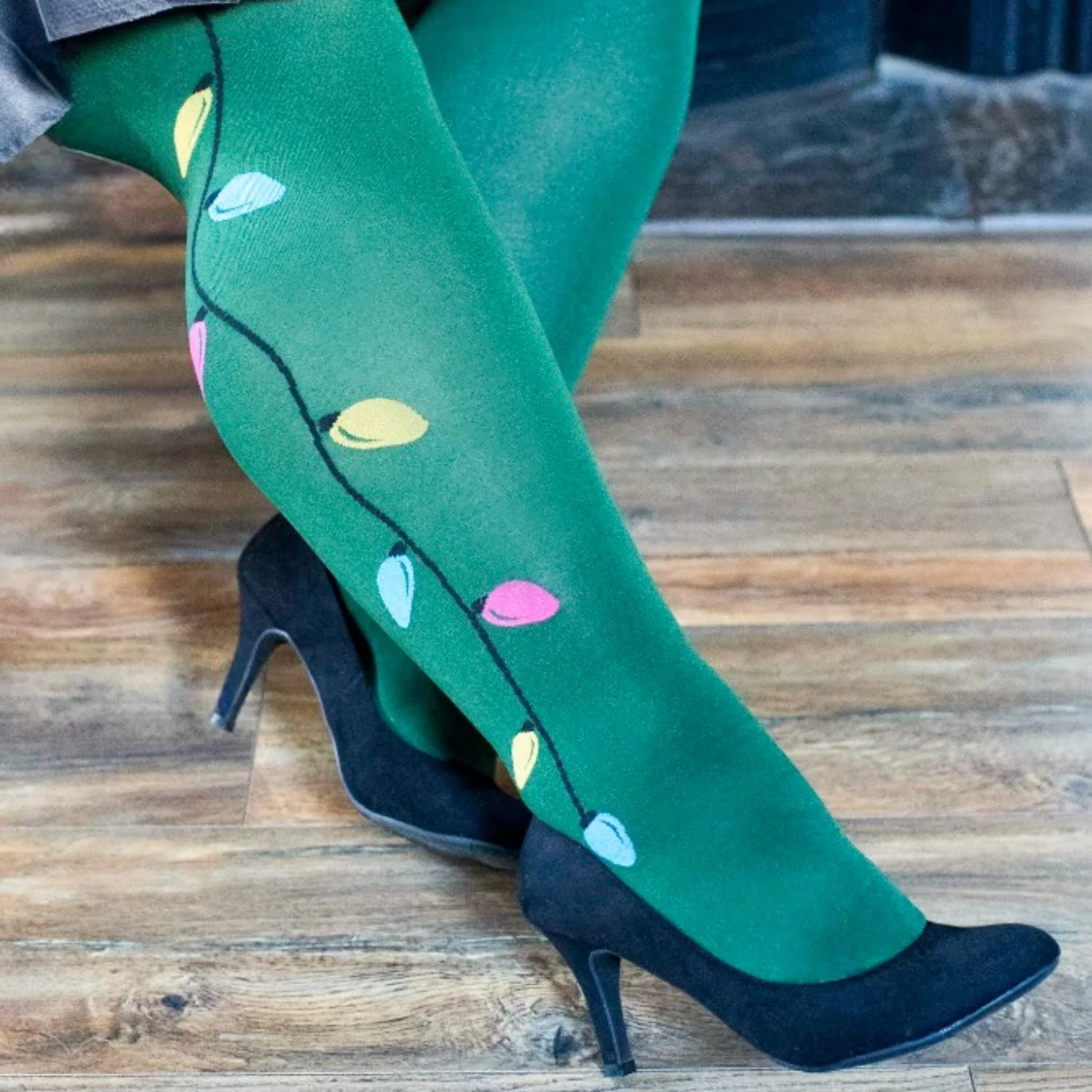 80 Denier Opaque Tights - Fairy Lights - Image 5