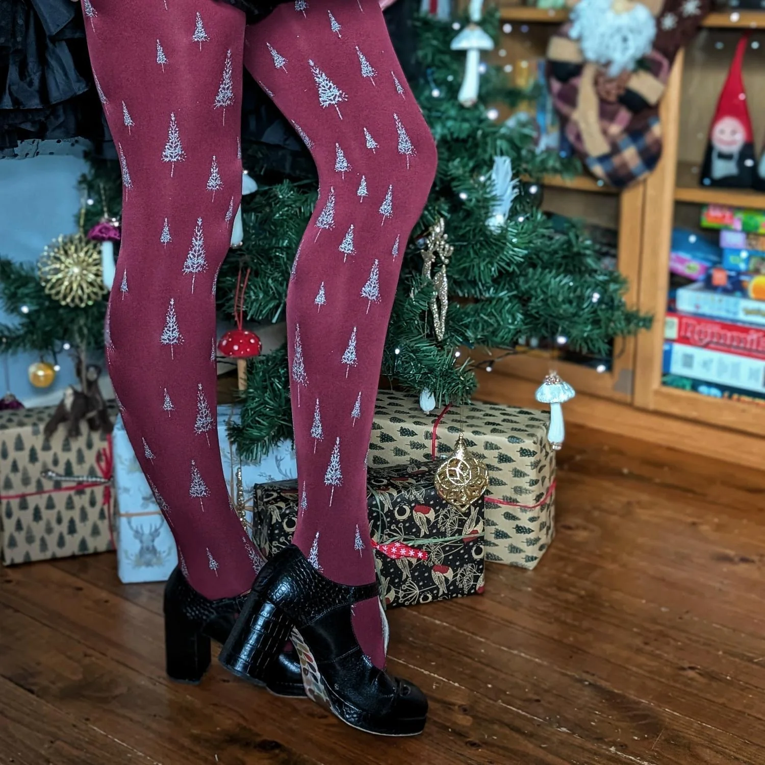80 Denier Opaque Tights - Enchanted Forest - Image 13