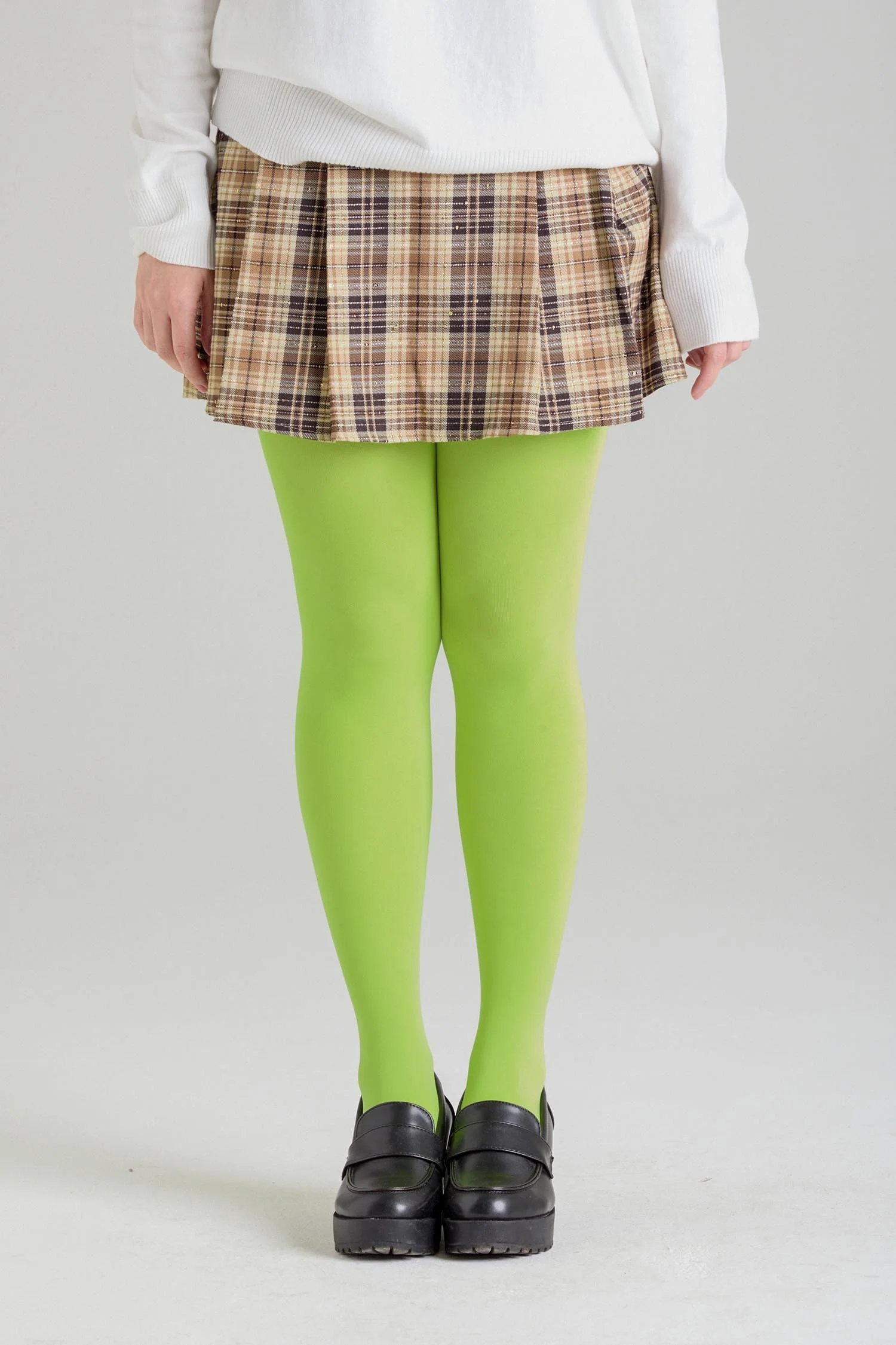 Opaque 80 Den Tights - Granny Smith - Image 3