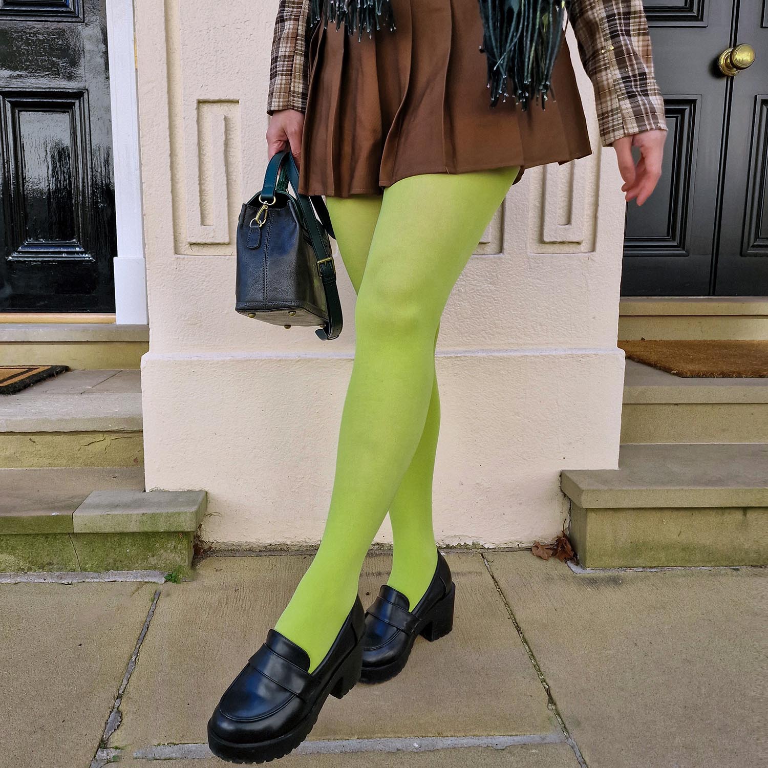 Opaque 80 Den Tights - Granny Smith - Image 9