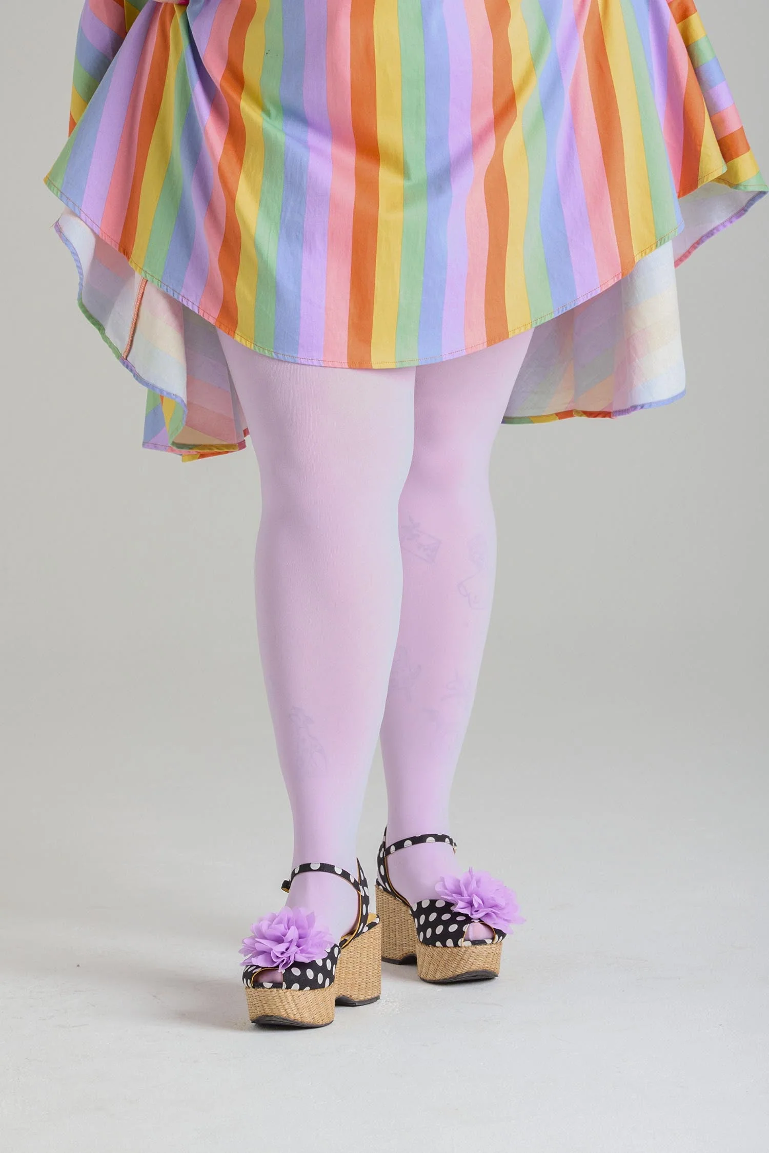 Opaque 80 Den Tights - Lavender - Image 10