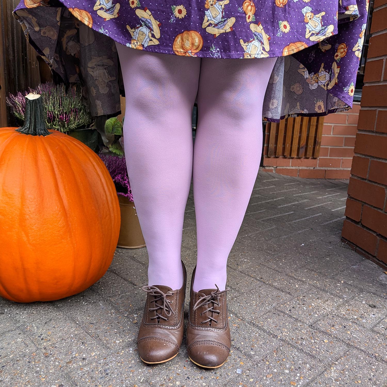 Opaque 80 Den Tights - Lavender - Image 3