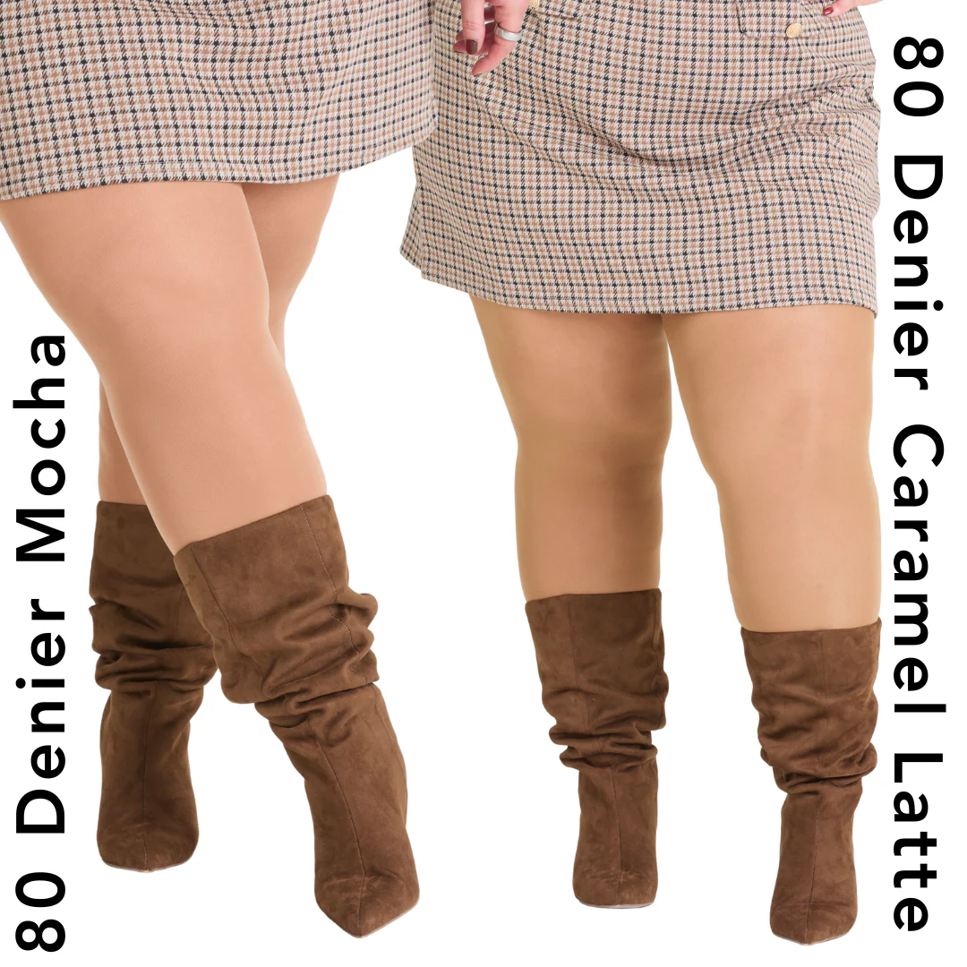 Opaque 80 Den Tights - Mocha - Image 22