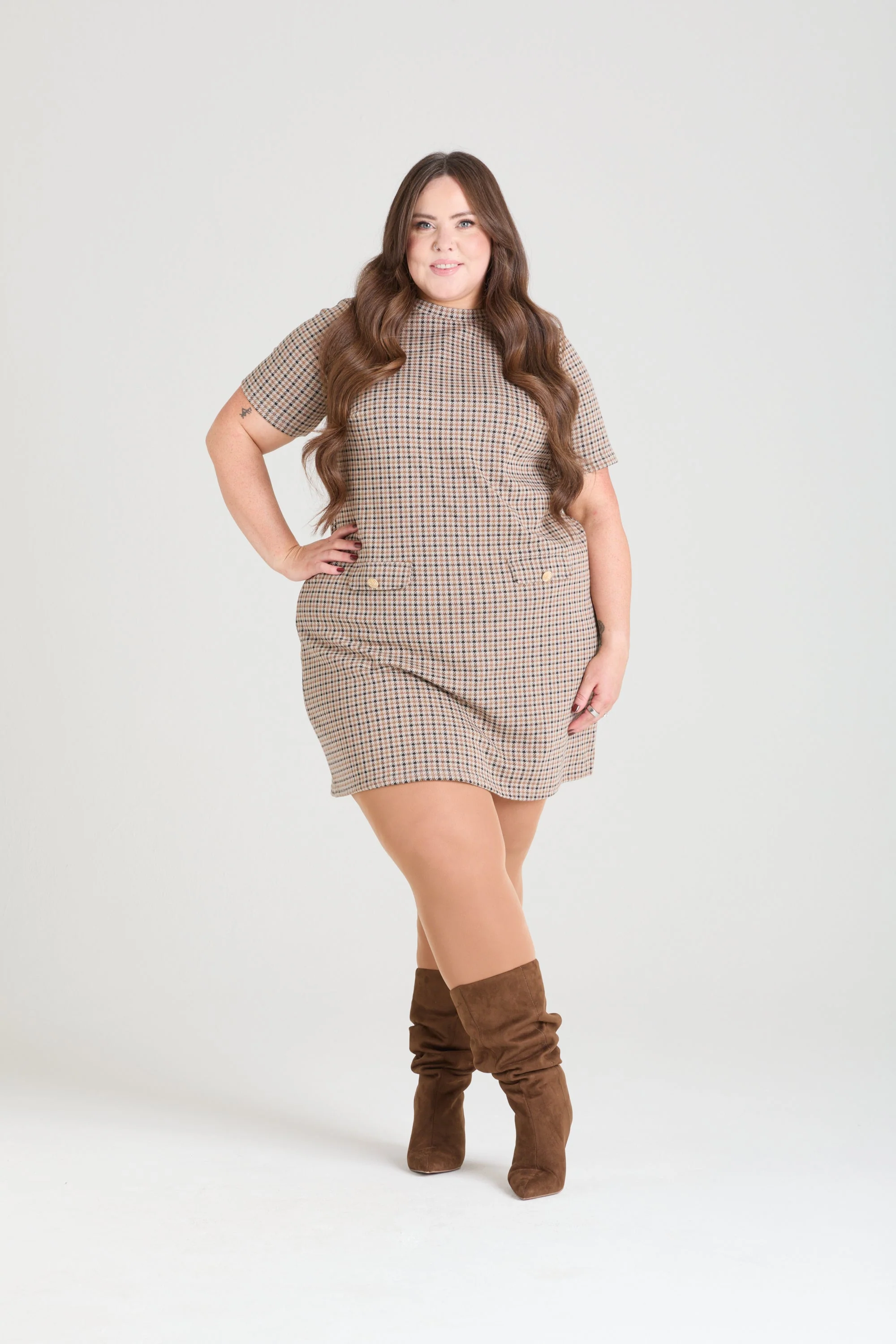 Opaque 80 Den Tights - Mocha - Image 5