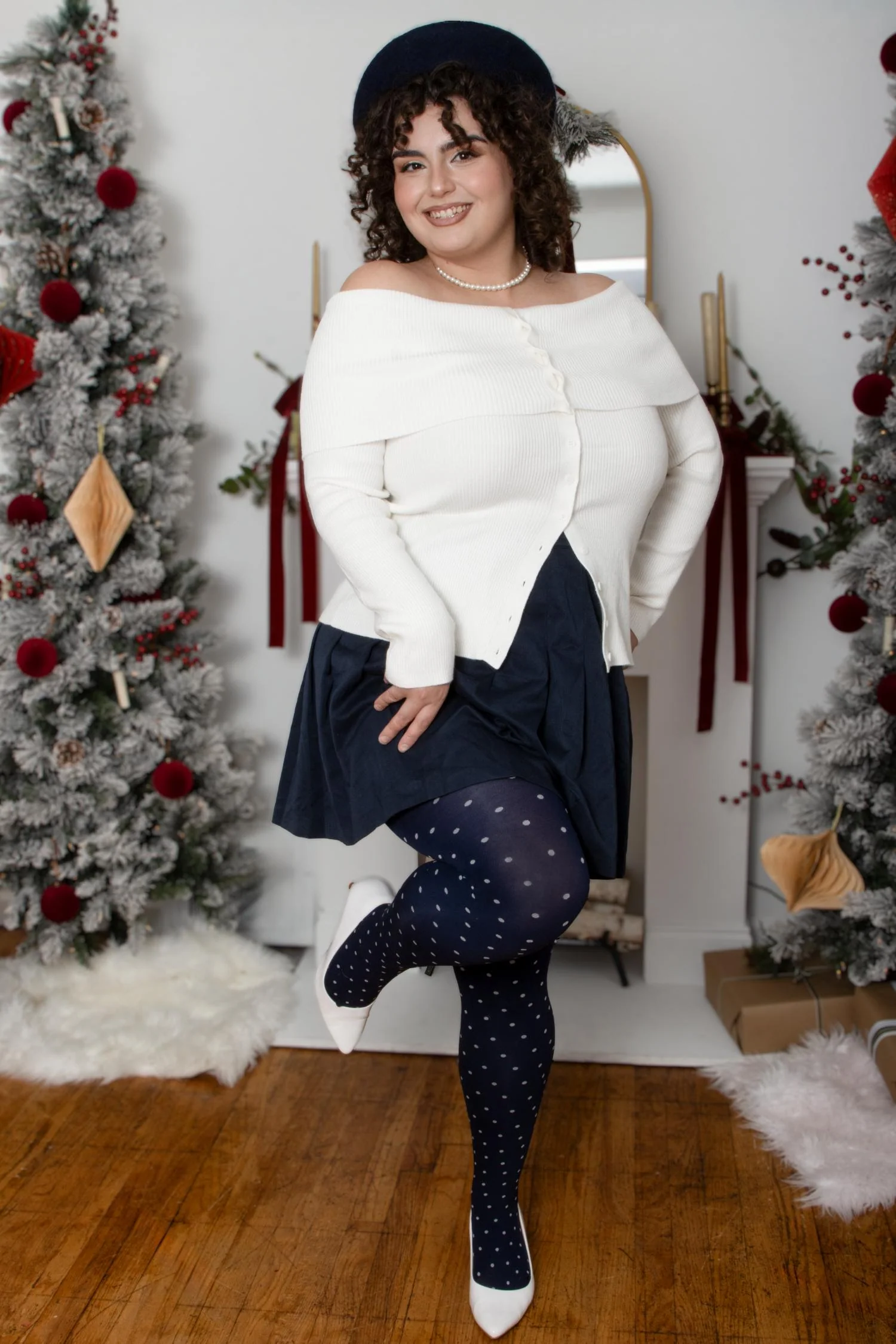 80 Denier Opaque Tights - Sweet Spot - Image 8