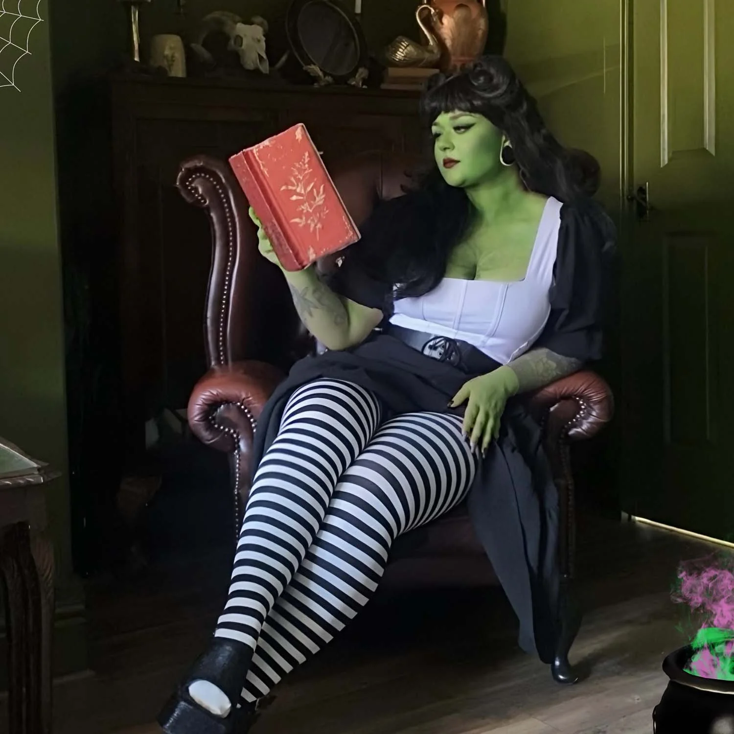 Striped Tights - Witch - Image 16