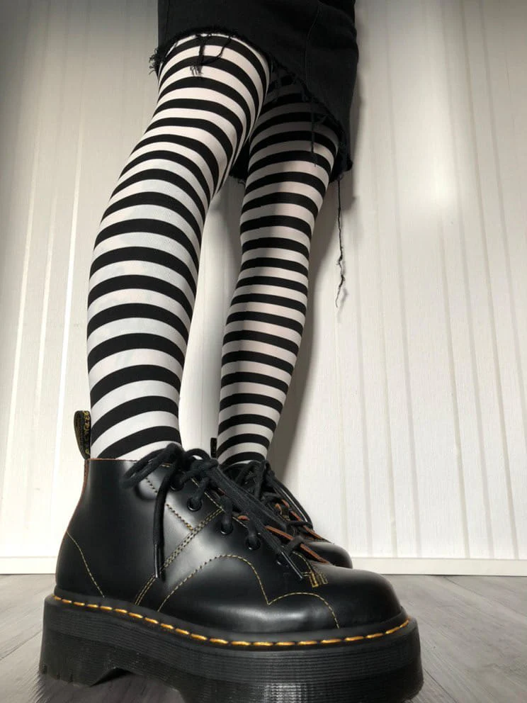 Striped Tights - Witch - Image 4