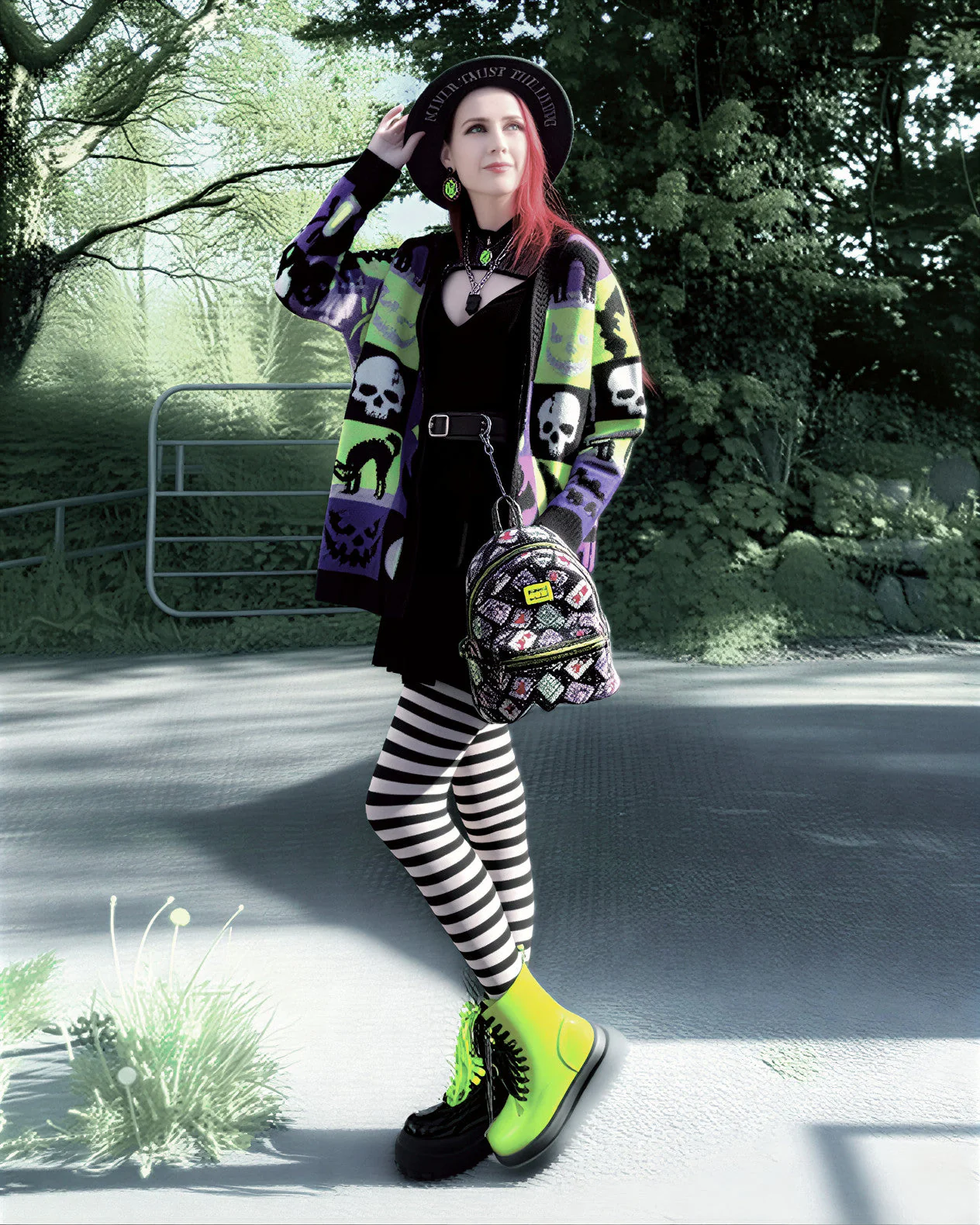 Striped Tights - Witch - Image 9