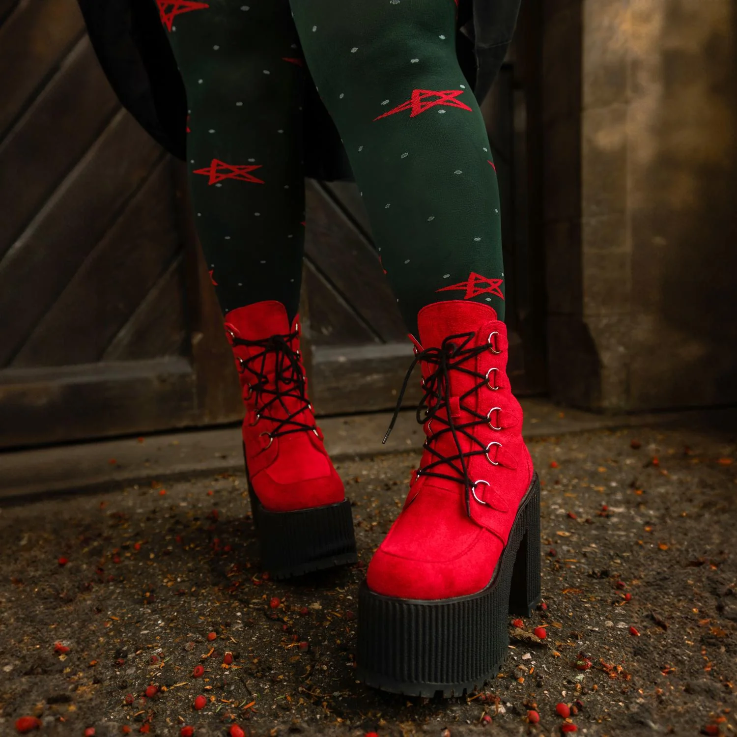 80 Denier Opaque Tights - Woodland Magick - Image 10