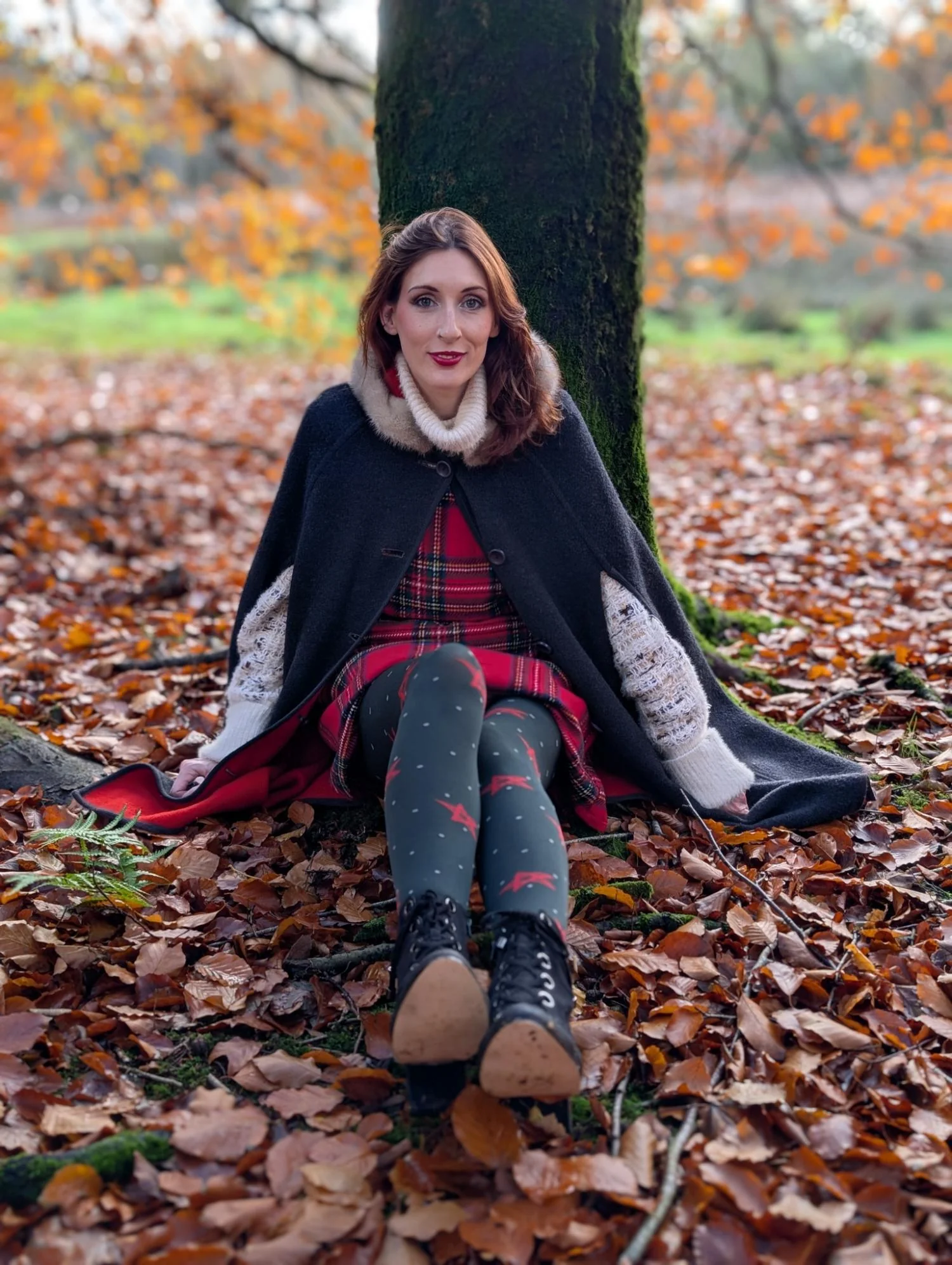 80 Denier Opaque Tights - Woodland Magick - Image 12