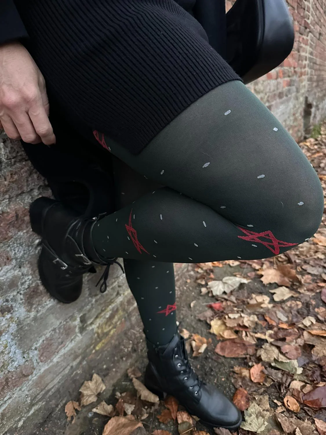 80 Denier Opaque Tights - Woodland Magick - Image 16