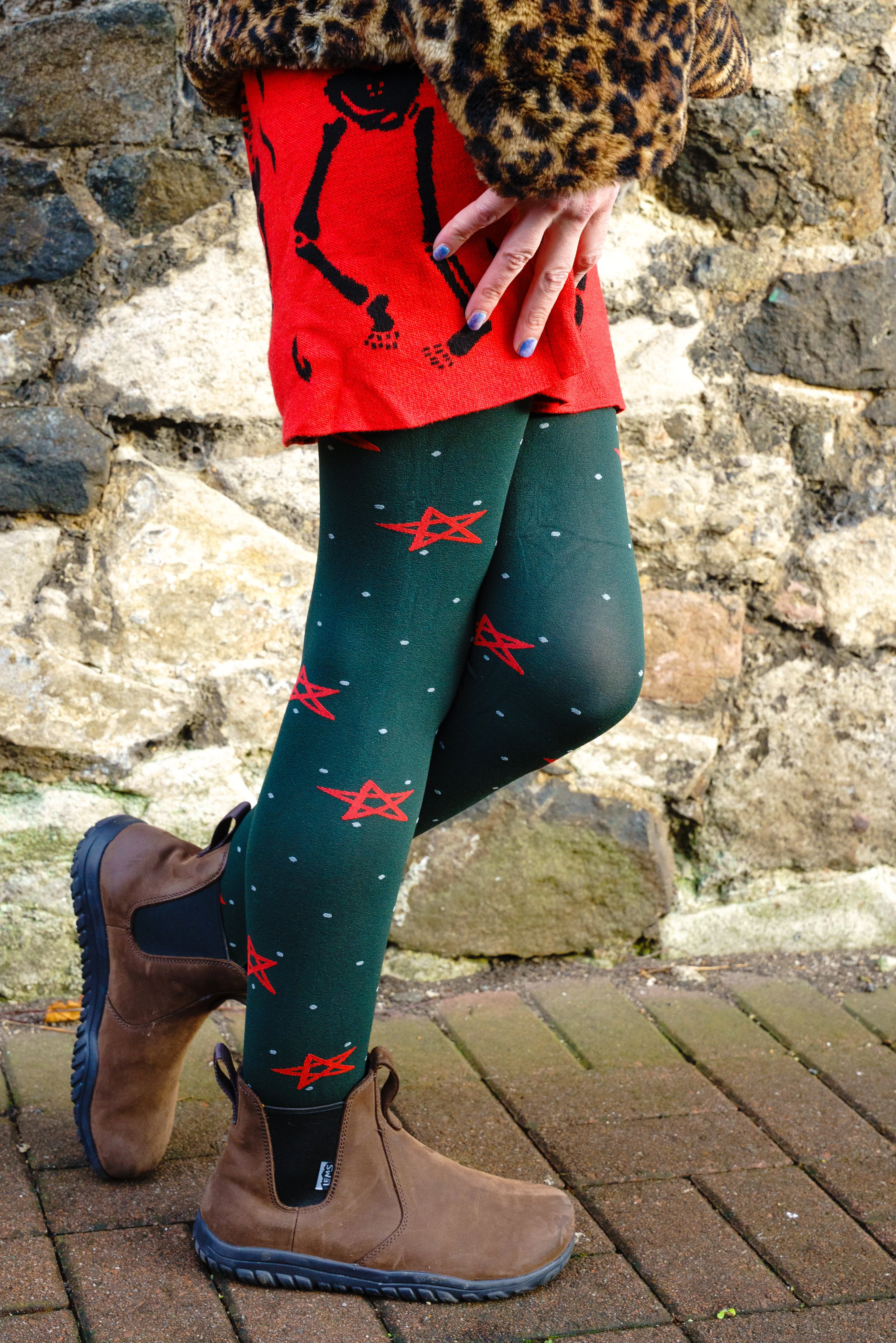 80 Denier Opaque Tights - Woodland Magick - Image 5
