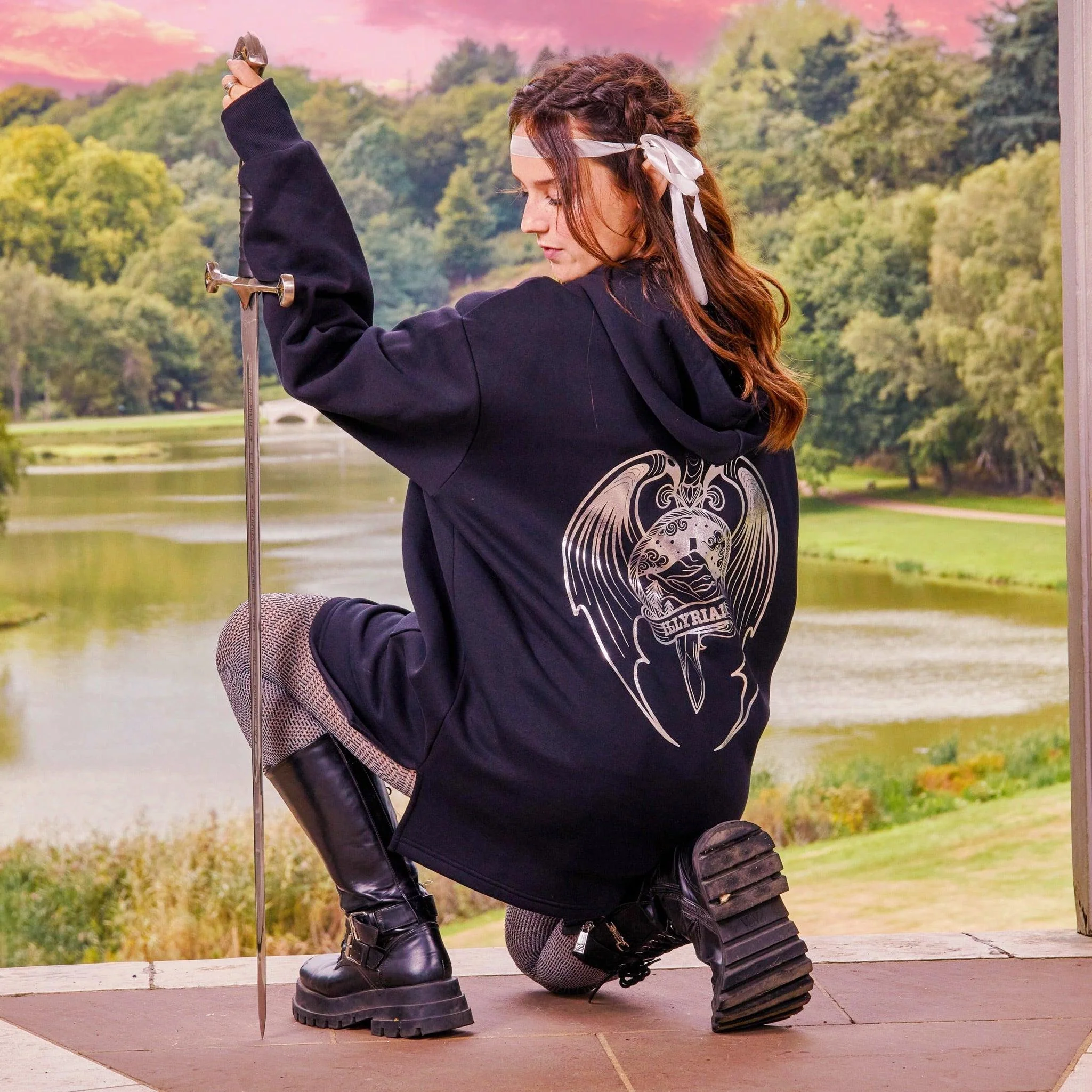 Organic Cotton ACOTAR Hoodie - Illyrian - Image 4