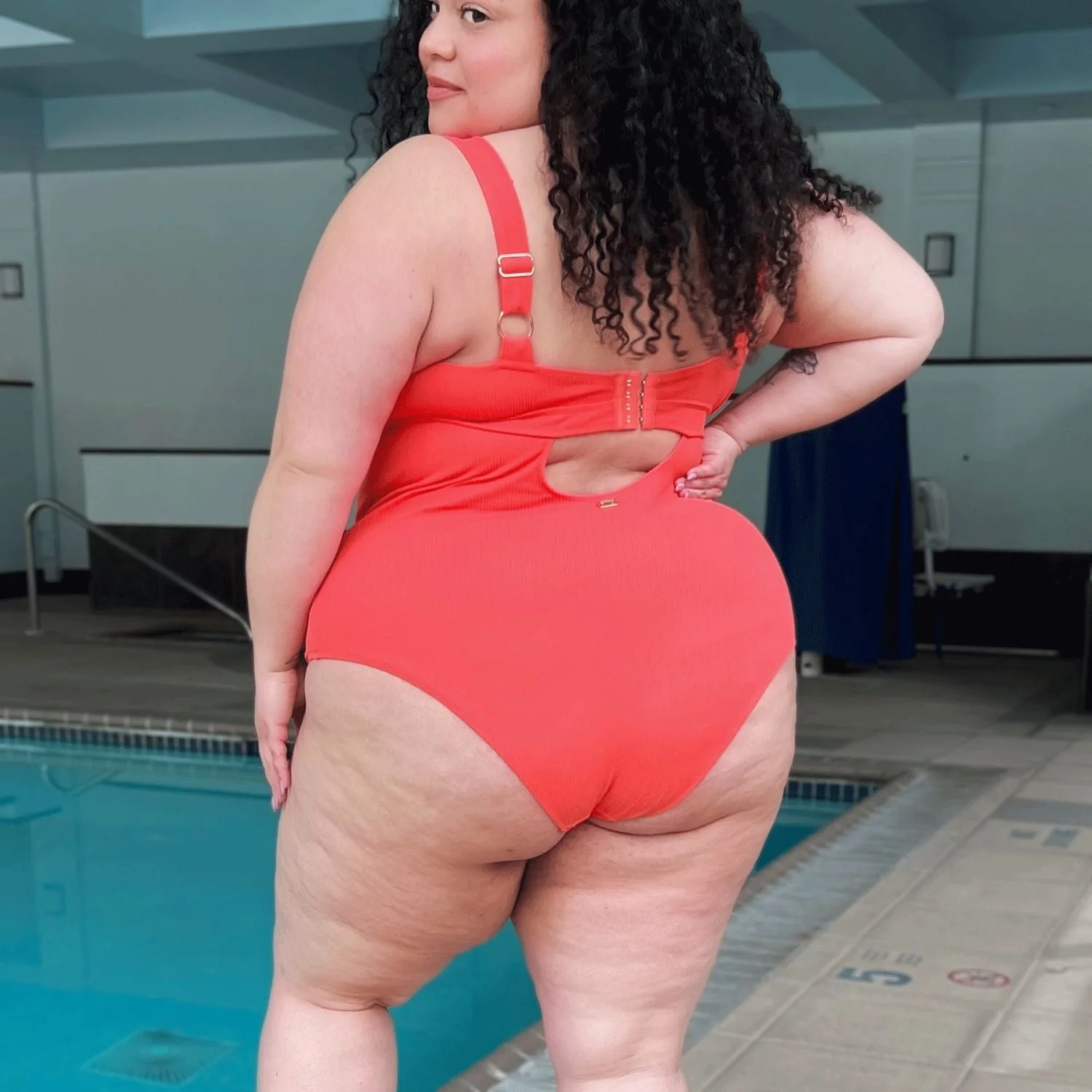 I'll Be Right Here Swimsuit - Coral - Image 4