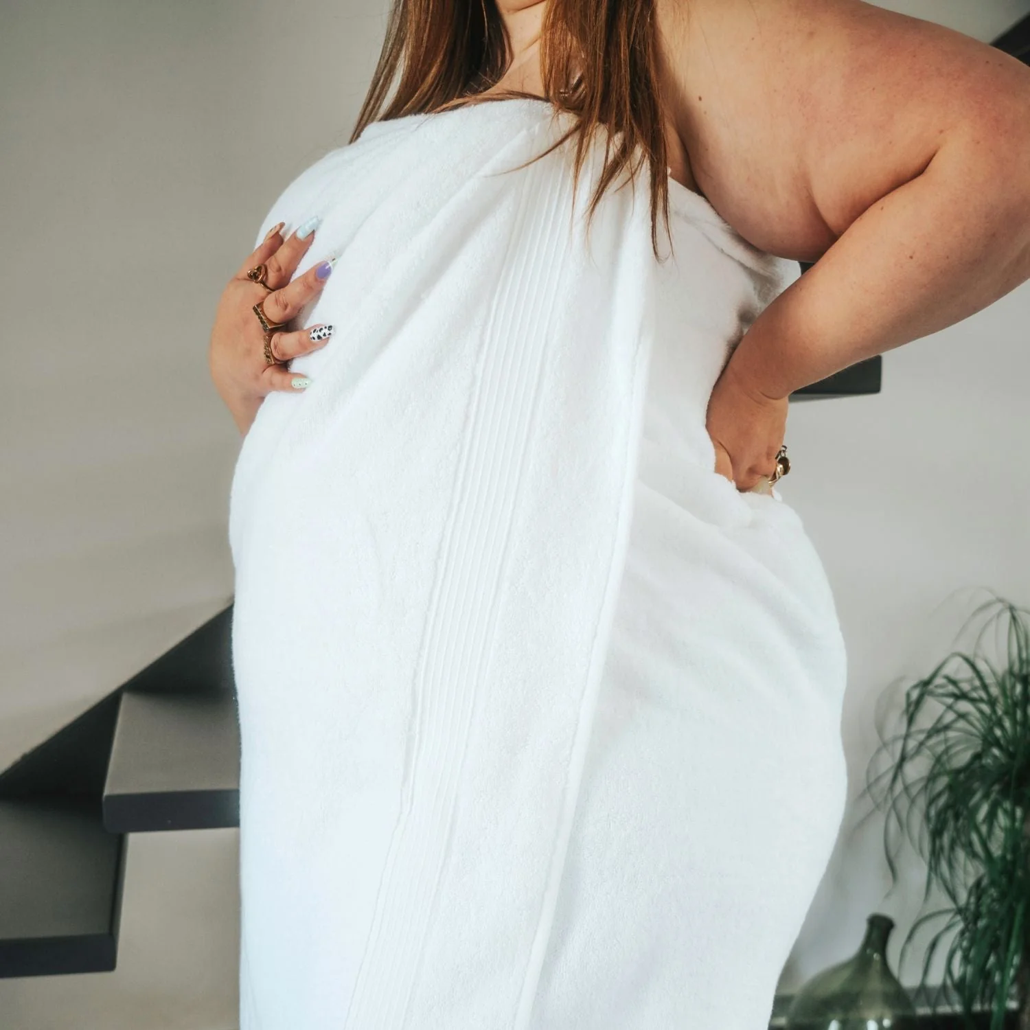 Big Softee Towel - White - Image 13