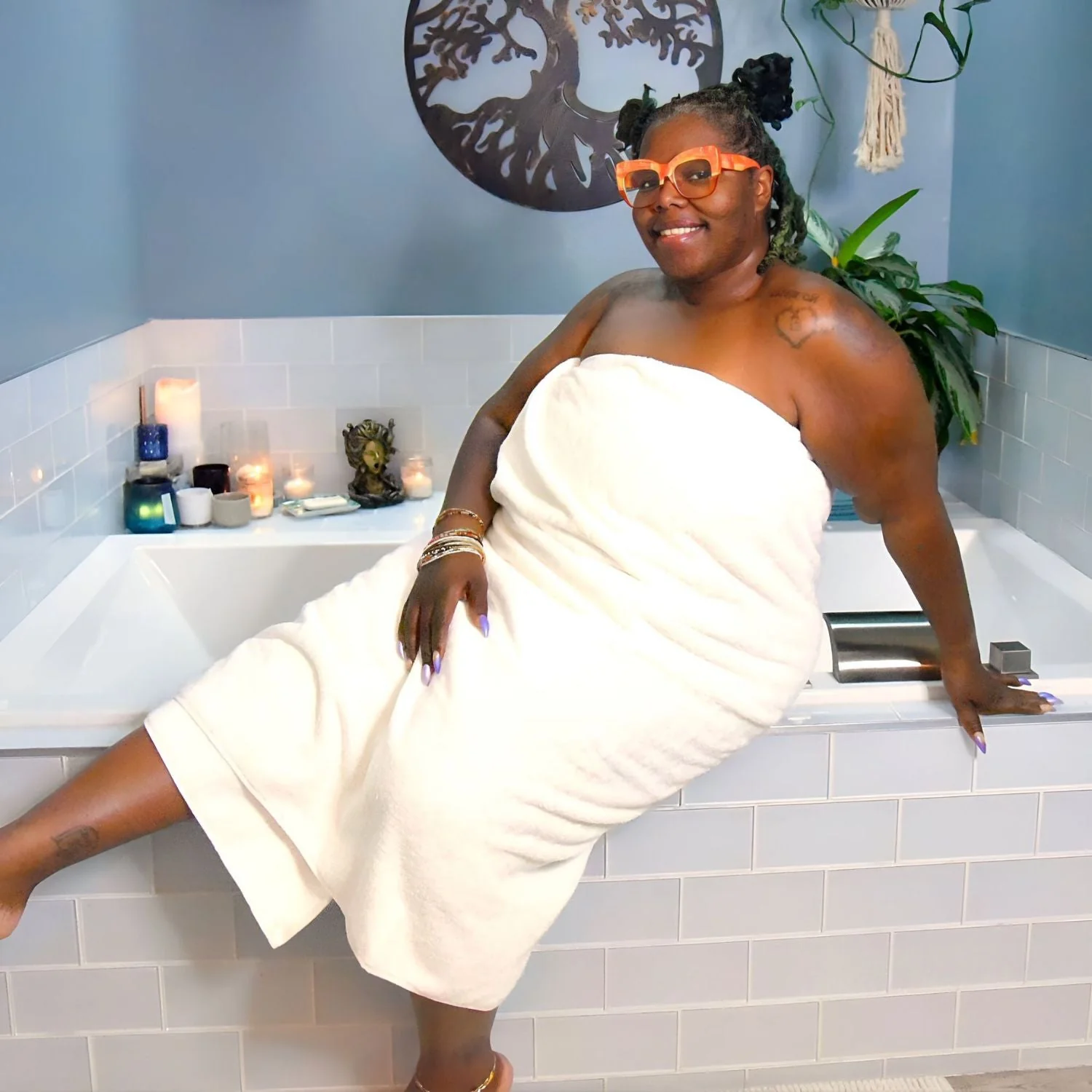 Big Softee Towel - White - Image 14