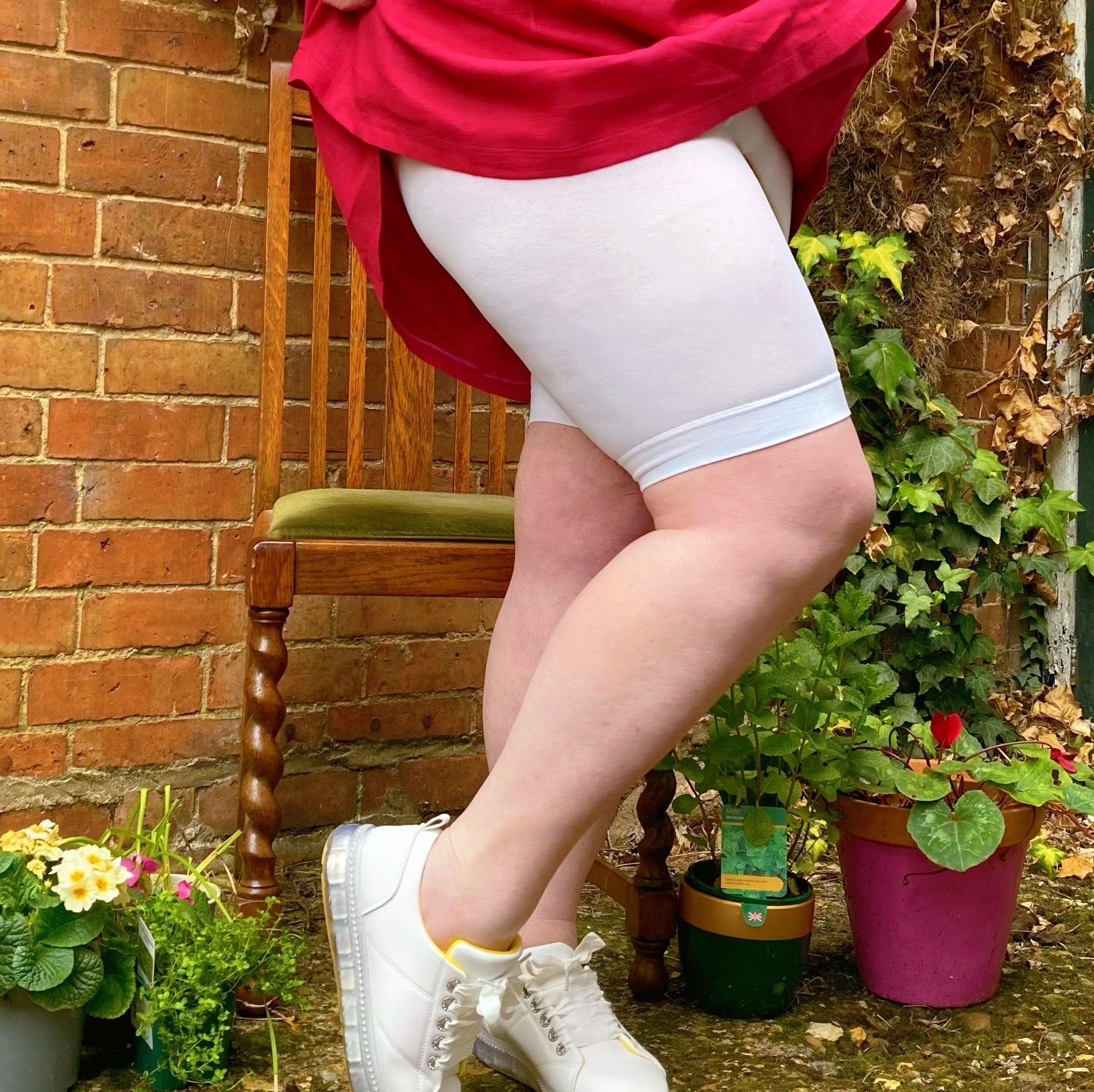Stay Cool Chub Rub Shorts - White - Image 9