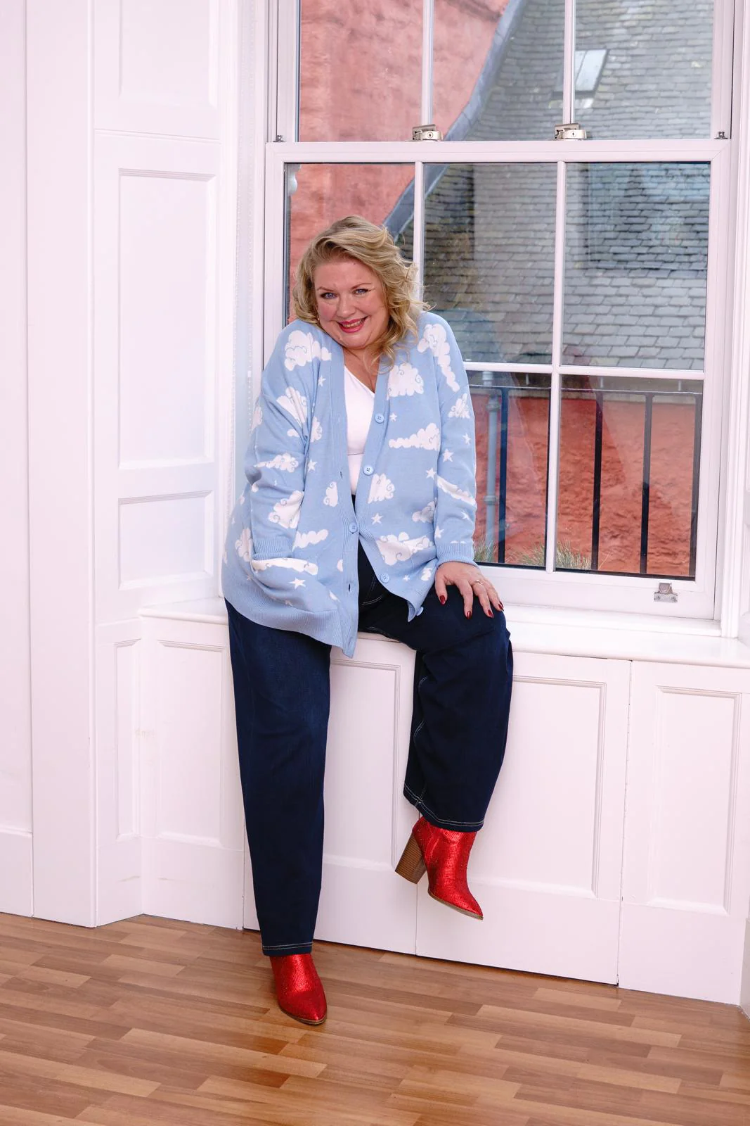 Cotton Rich Cardigan - Cloud - Image 11